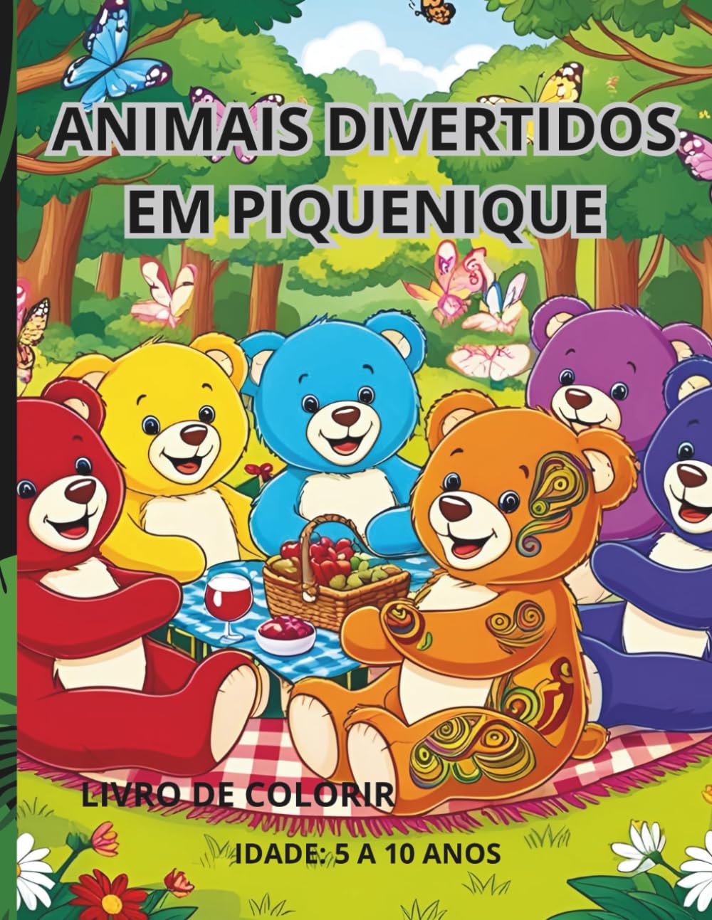 Animais divertidos em piquenique (Portuguese Edition) baixar o livro de graça