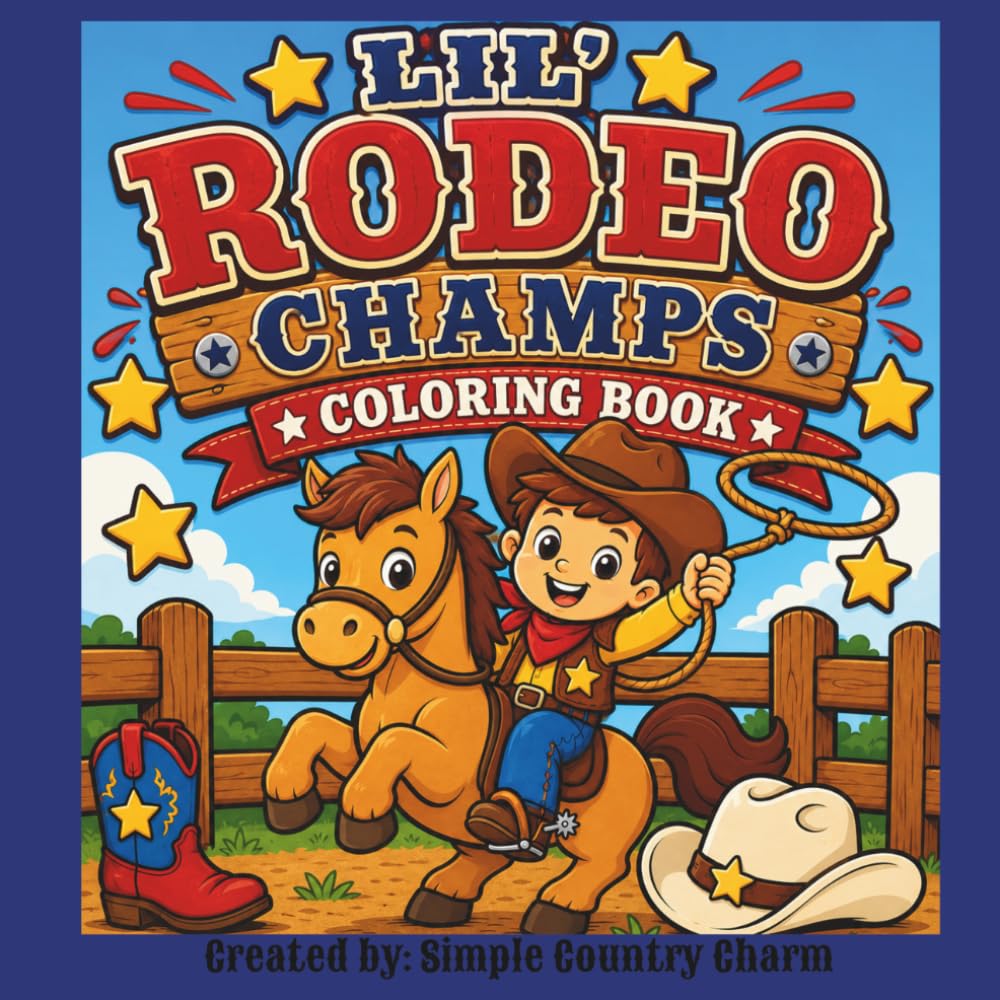 Lil' Rodeo Champs Coloring Book baixar o livro de graça
