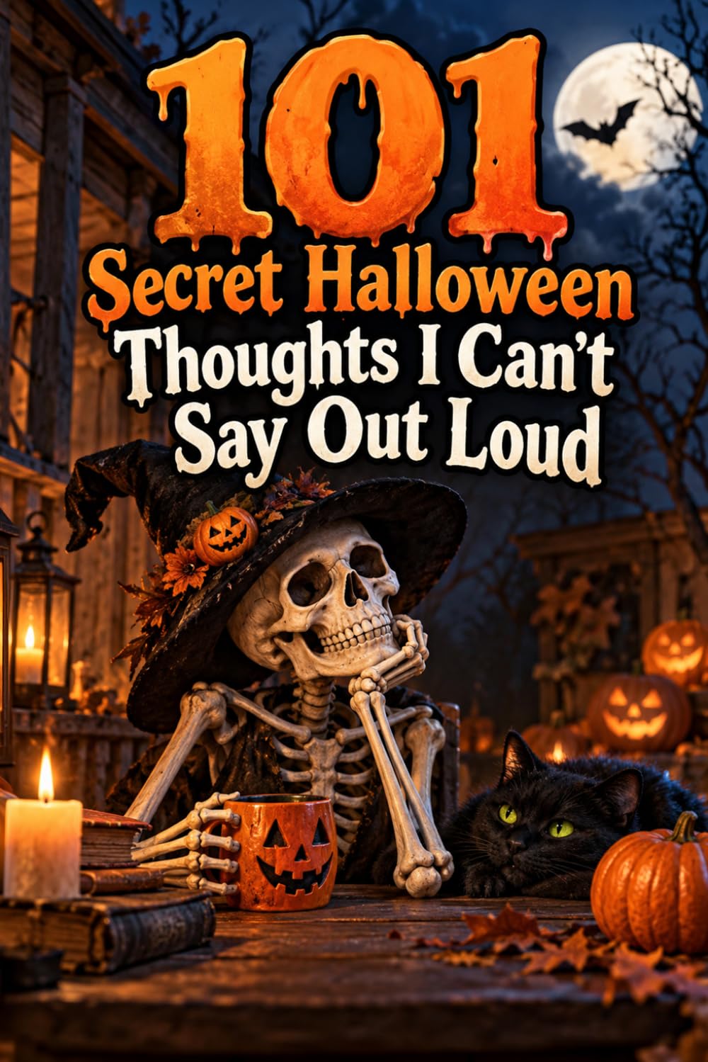 101 Secret Halloween Thoughts I Can’t Say Out Loud: Dark Humor and Sarcasm About Costumes, Candy, Parties, and Spooky Season Obsession baixar o livro de graça
