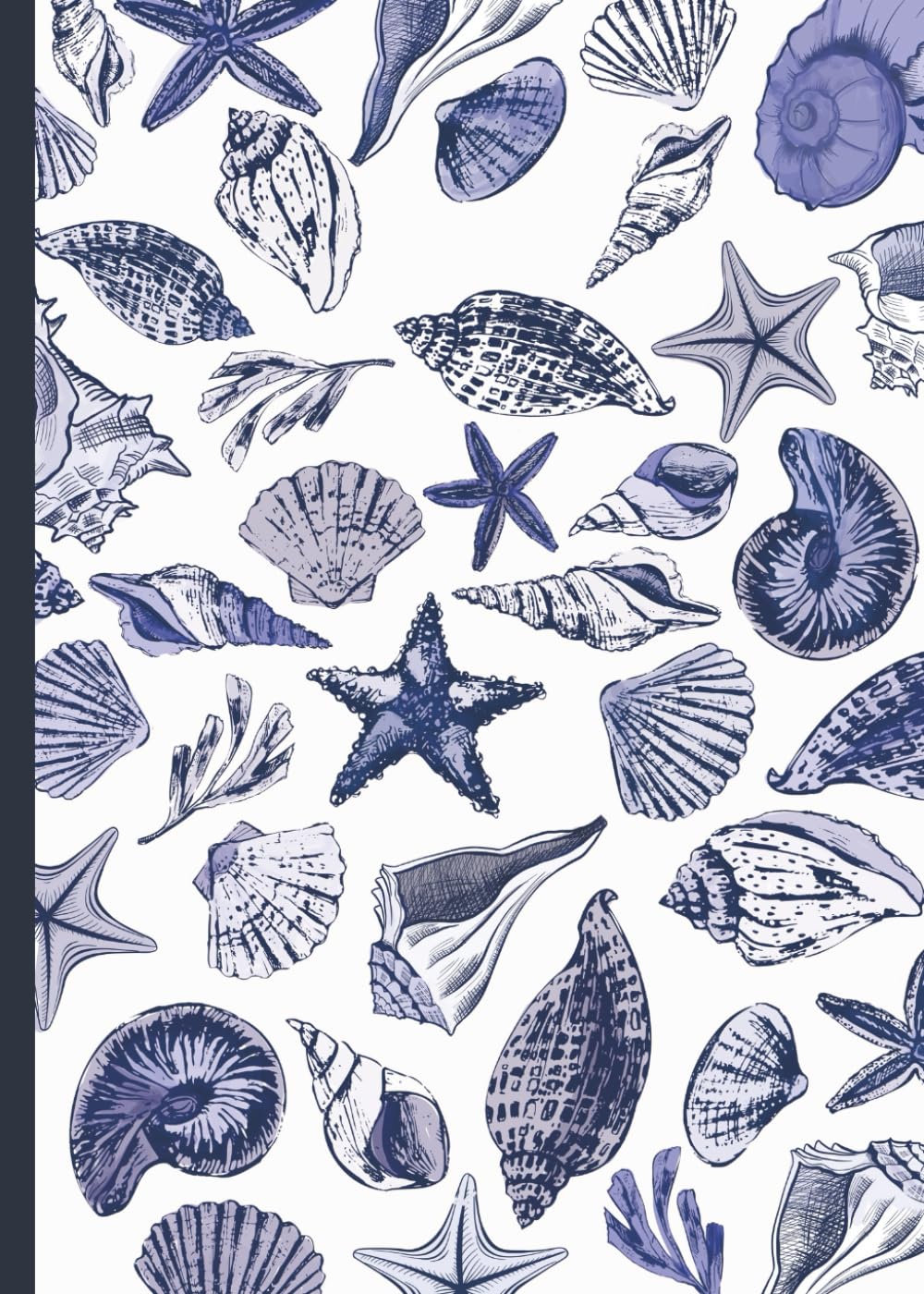capítulo por capítulo baixar Lined Notebook: Coastal Blues Seashell Sea Life Illustration | 5.0" x 7.0” Cute Ocean Aesthetic Journal with 120 Pages for Boys, Girls, Teens and Adults | Seaside Collection