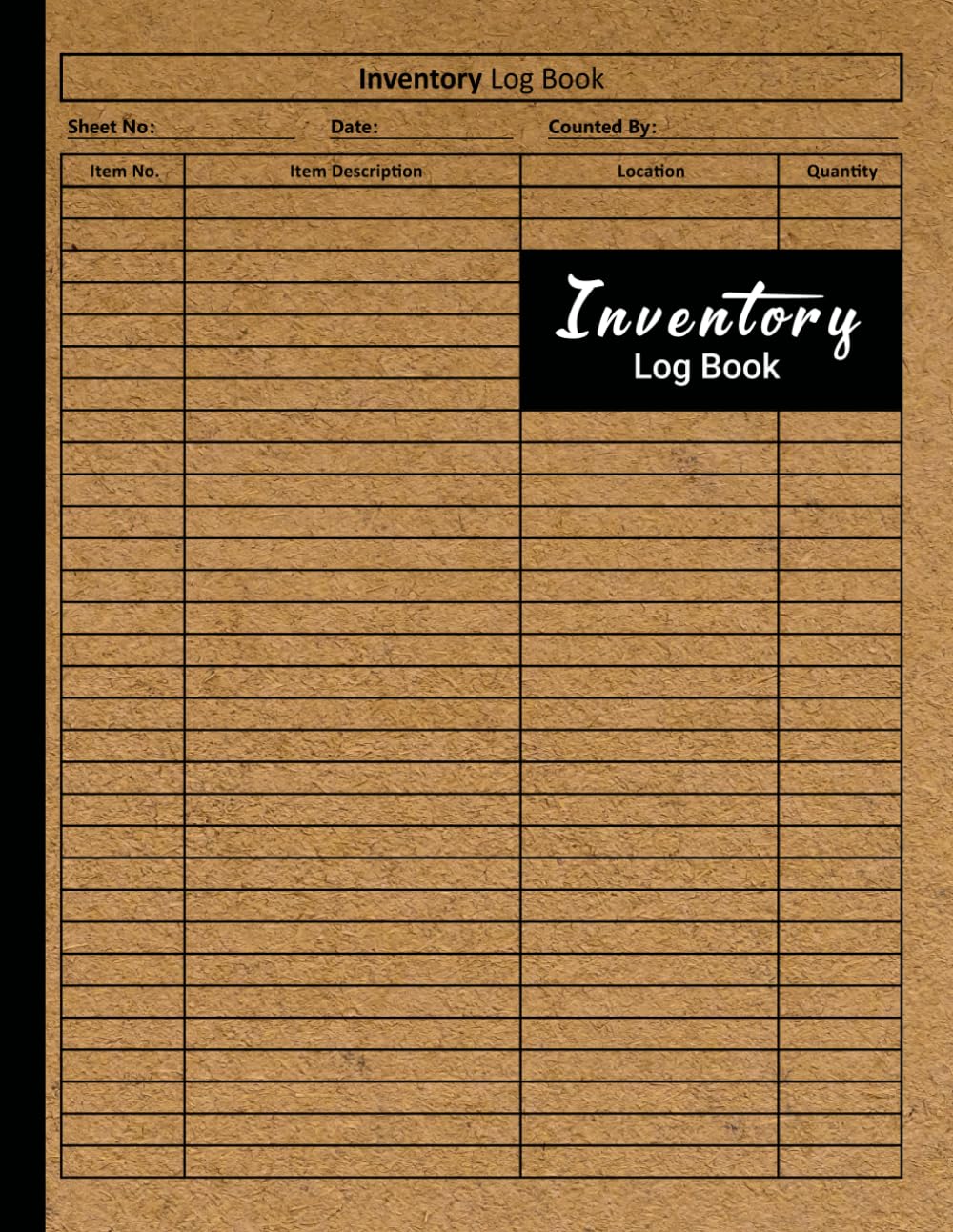 Inventory Log Book: Simple Inventory Book For Small Business Or Personal Use - 120 Pages (8.5" x 11" Inches) baixar livro de graça