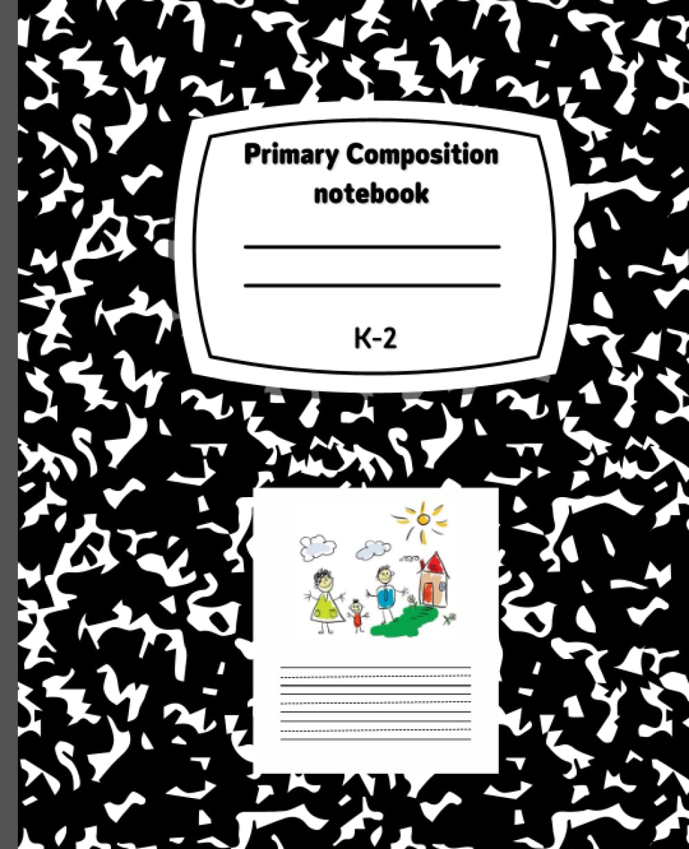 ler totalmente Primary Composition notebook K-2: "Notebook for writing and drawing", size 7.5 x 9.25"