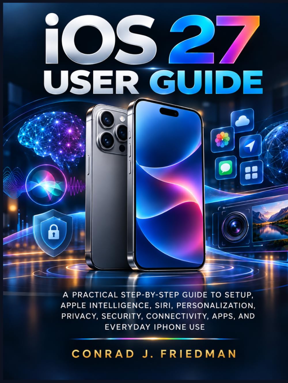 capítulo por capítulo baixar iOS 27 User Guide: A Practical Step-by-Step Guide to Setup, Apple Intelligence, Siri, Personalization, Privacy, Security, Connectivity, Apps, and Everyday iPhone Use
