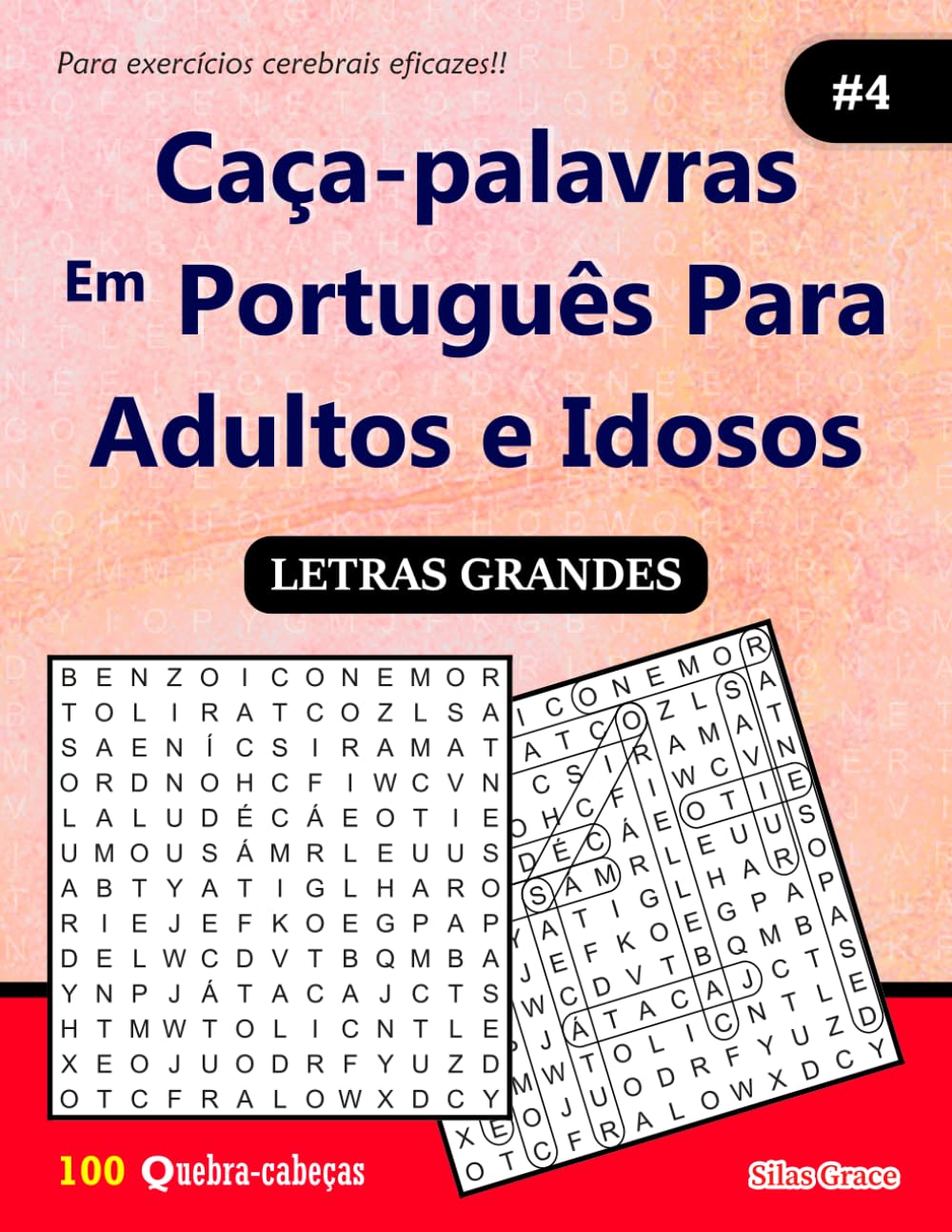 capítulo por capítulo baixar Caça-palavras Em Português Para Adultos e Idosos: #4: (PORTUGUESE EDITION): 100 Quebra-cabeças e Soluções para te manter entretido.