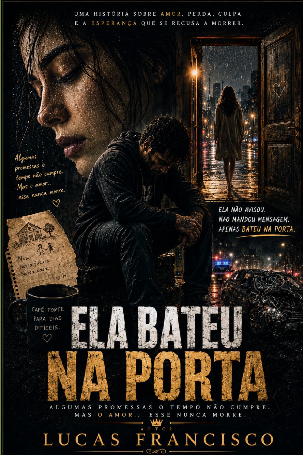 ler totalmente Ela Bateu na Porta: Uma história sobre amor, perda, culpa e a esperança que se recusa a morrer (Portuguese Edition)