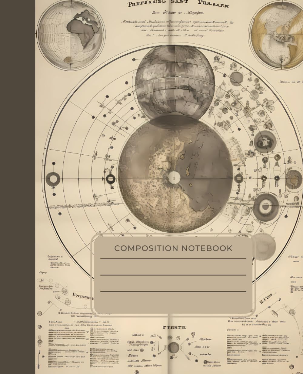 ler totalmente Composition Notebook: Vintage Astronomy Illustration Journal with 120 Cream Colored College