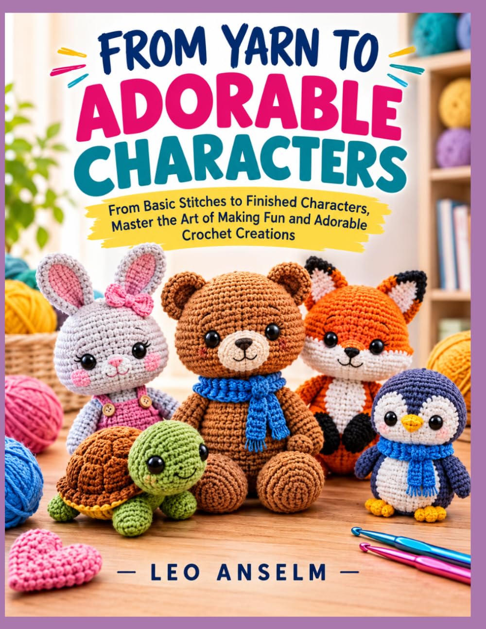 FROM YARN TO ADORABLE CHARACTERS: From Basic Stitches to Finished Characters, Master the Art of Making Fun and Adorable Crochet Creations baixar livro de graça