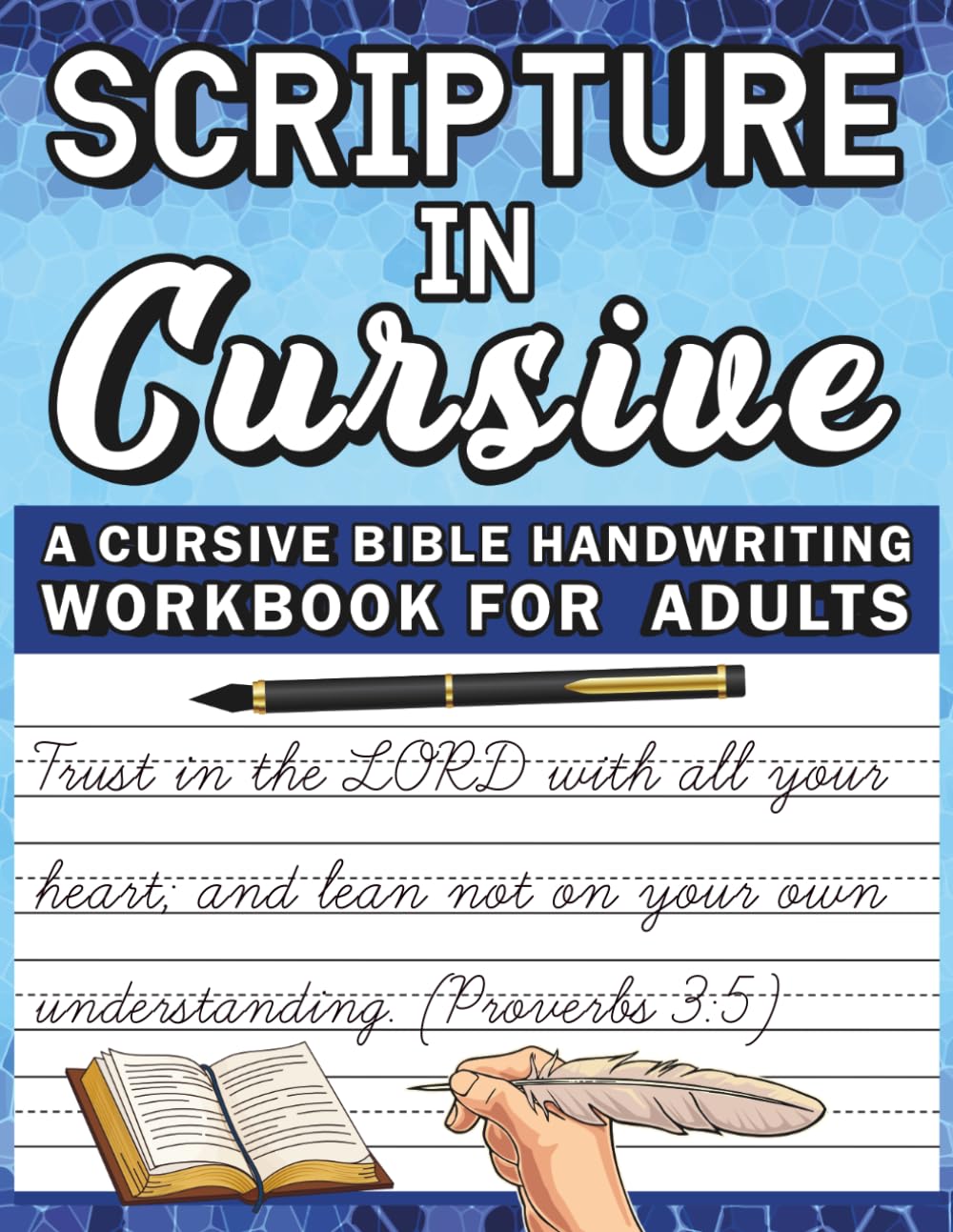 ler totalmente Scripture in Cursive: A Cursive Bible Handwriting Workbook for Adults
