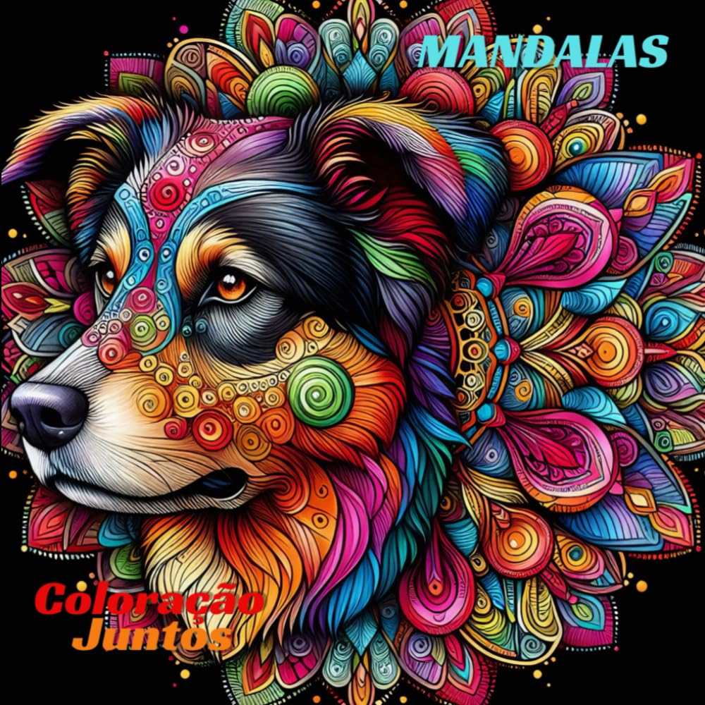 "Cães zen": Mandalas para colorir com criatividade e serenidade para adultos: Desenhos simples de animais caninos para pintar e relaxar (Portuguese Edition) baixar o livro de graça