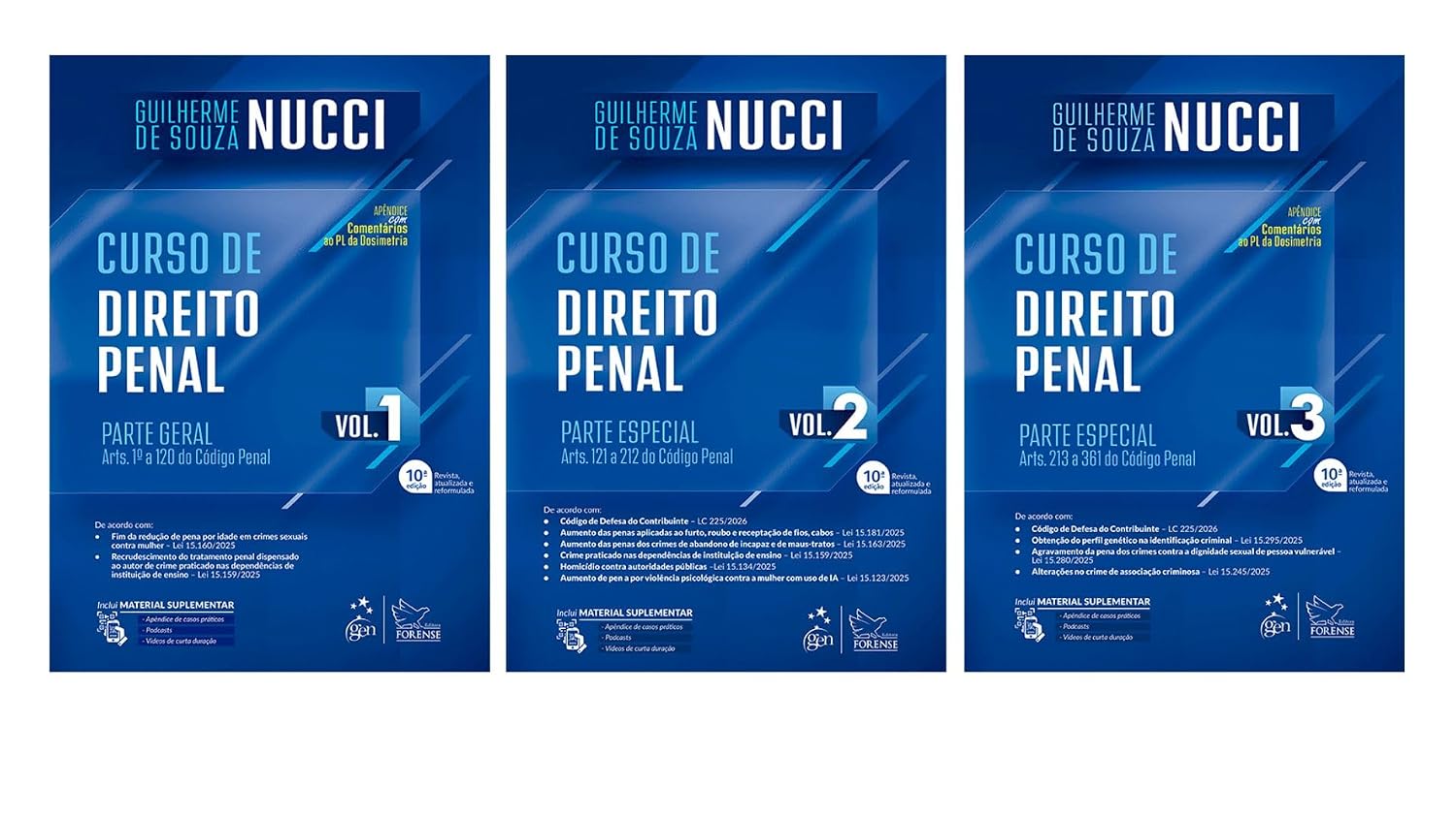 KIT Curso de Direito Penal 2026 - Vol.1 + Vol.2 + Vol.3 (Nucci) baixar livro de graça