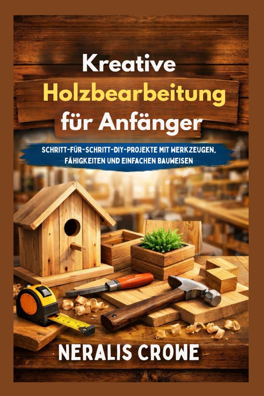 Kreative Holzbearbeitung für Anfänger: Schritt-für-Schritt-DIY-Projekte mit Werkzeugen, Fähigkeiten und einfachen Bauweisen baixar livro de graça