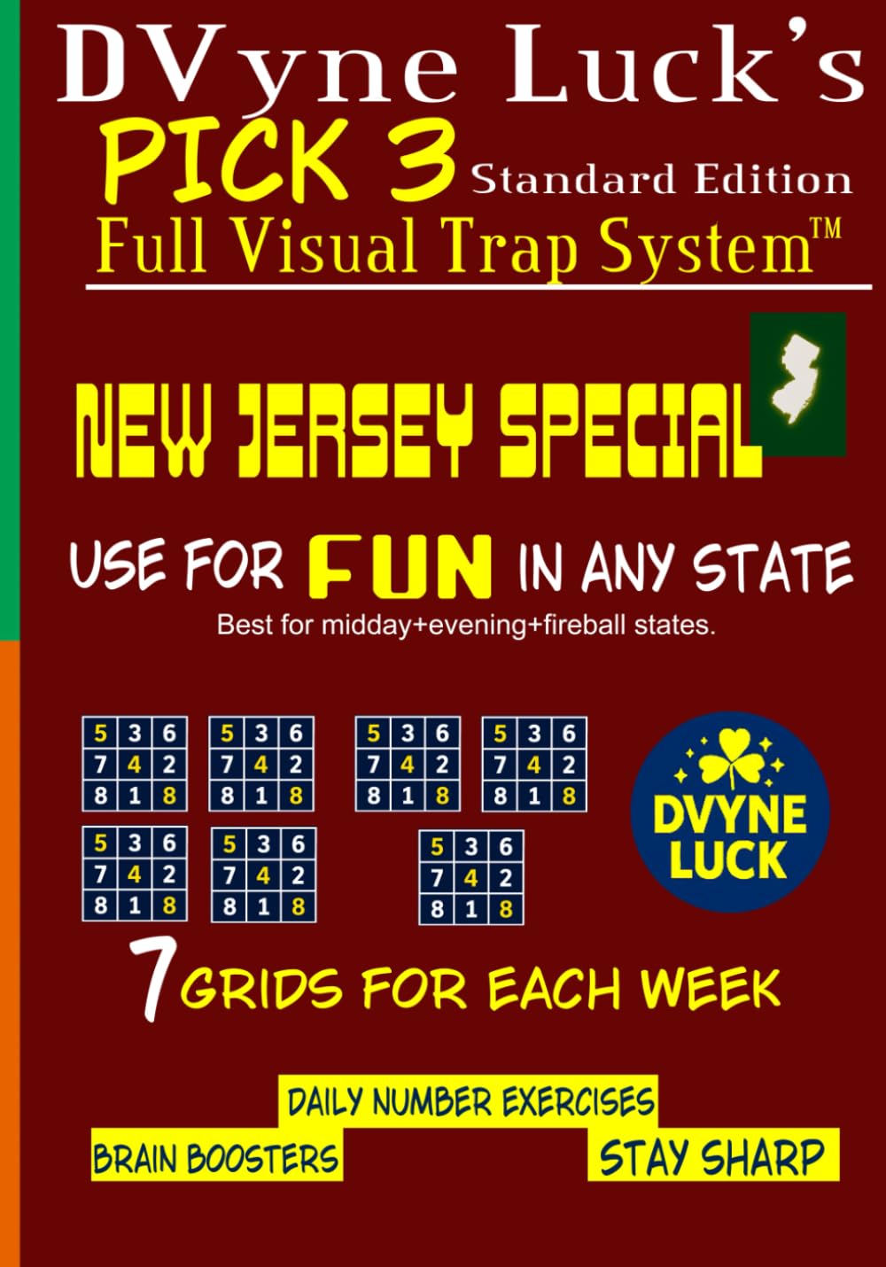 ler totalmente D.Vyne Luck’s Pick 3 Visual Trap System™ – New Jersey Standard Grid Edition: Master the Patterns. Sharpen Your Strategy. Boost Your Brain Have Fun and... Pick 3 Workbooks | Standard and Pro Player)