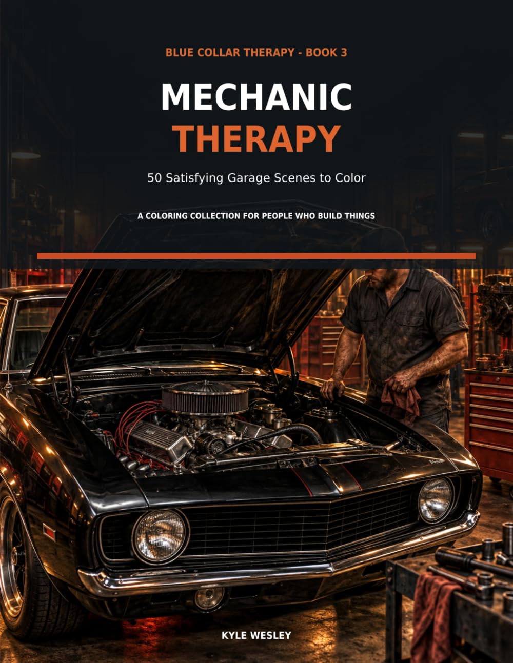 capítulo por capítulo baixar Mechanic Therapy: 50 Satisfying Garage Scenes to Color (Blue Collar Therapy)