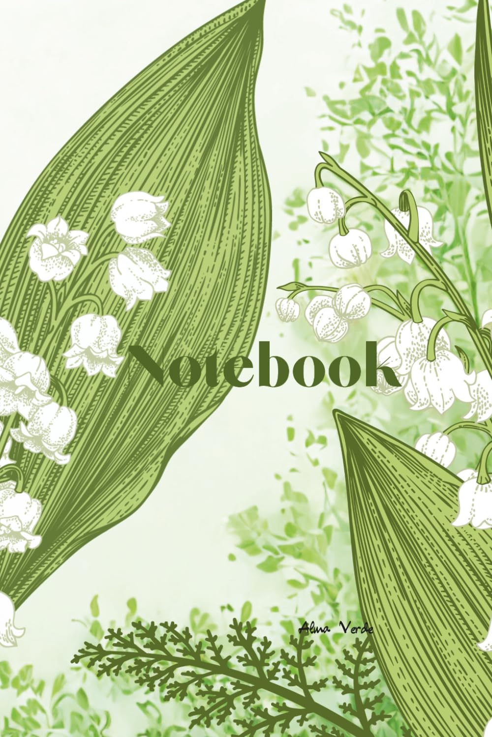 Notebook: Carnet de note 6×9 pouces souple, collection 100 fleurs: muguet, Alma Verde (French Edition) baixar o livro de graça