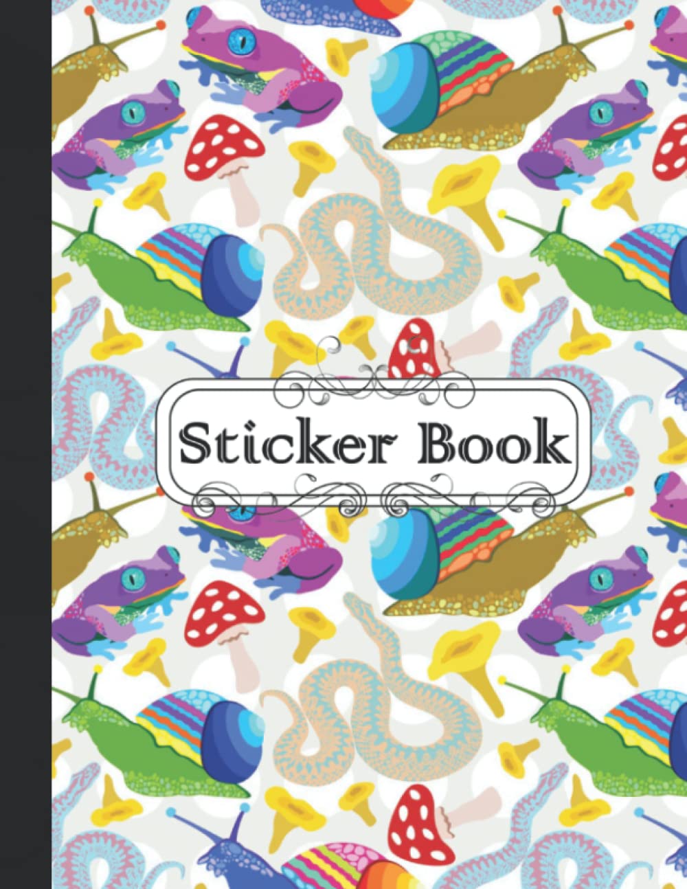 Sticker Book: Blank Sticker Book Album, Sticker Books For Girls 4-8 Blank, Sticker Album, Sticker Collecting Book For Adults, Cute Amphibians Cover. baixar livro de graça