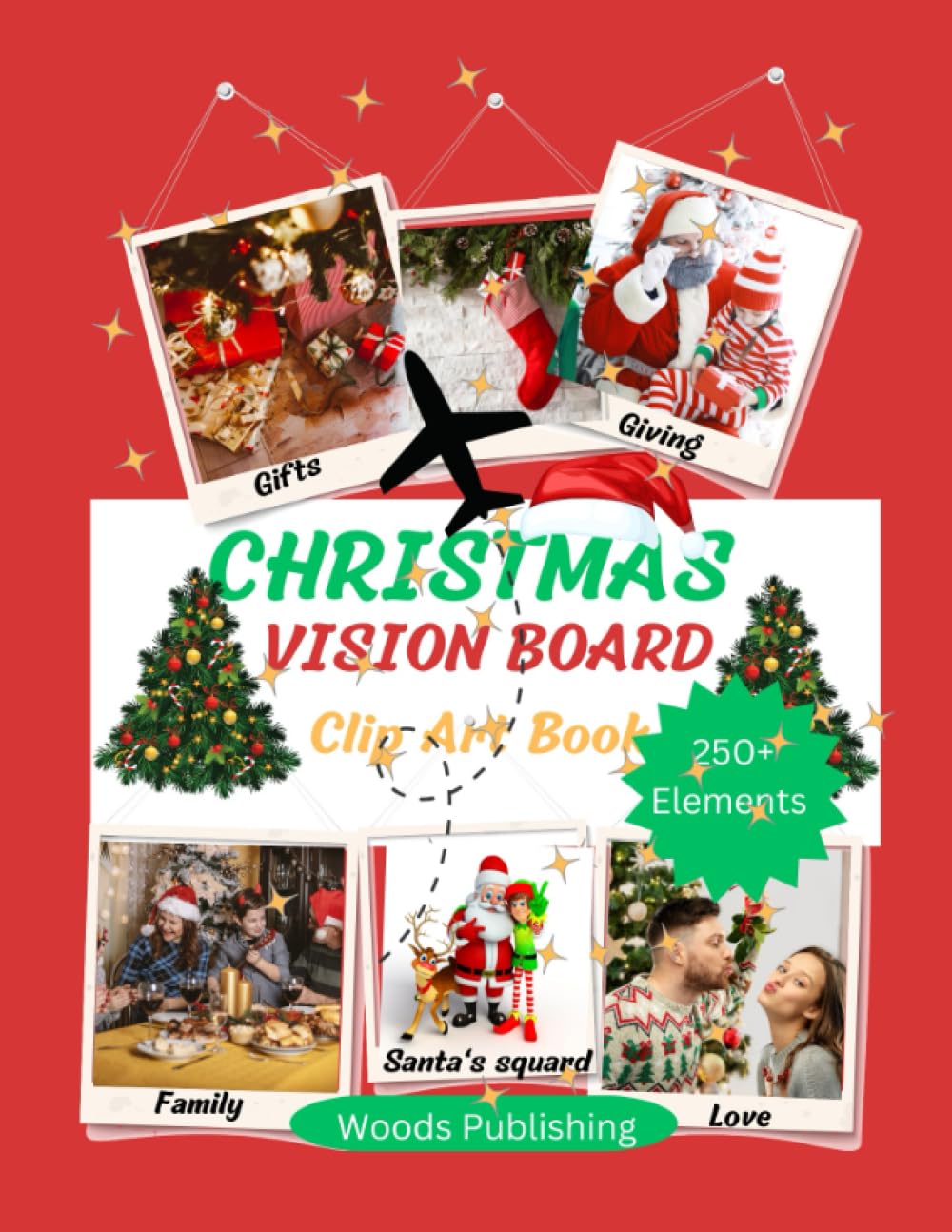 ler totalmente Christmas Vision Board Clip Art Book: Create Powerful Visual Designs Of Your Christmas Holiday Traditions With This Vision Board Supplies Kit |... Stuffer Presents For Christmas Holiday Season
