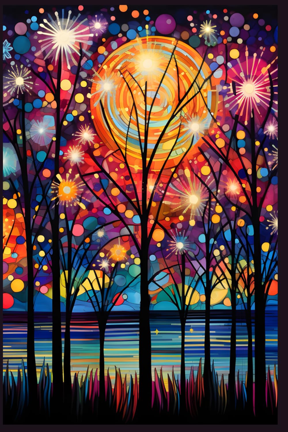 Firework Night Notebook – Colorful New Year Journal for Inspiration: Vibrant 6x9 Lined Notebook with Festive Art | 150 Pages for Writing, Planning & Creative Notes baixar livro de graça