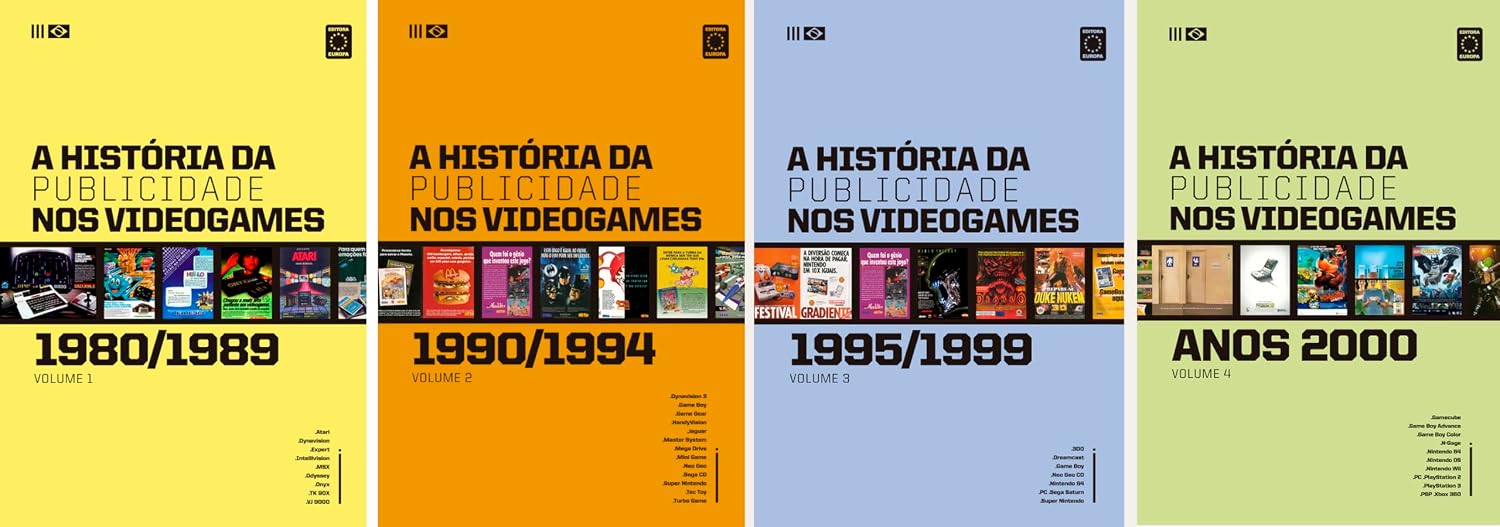 capítulo por capítulo baixar A História da Publicidade nos Videogames - Ccoleção Completa - 4 Volumes