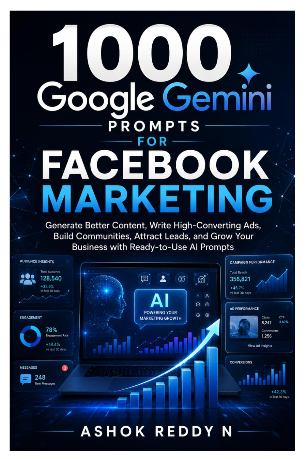 ler totalmente 1000 Google Gemini Prompts for Facebook Marketing: Generate Better Content, Write High-Converting Ads, Build Communities, Attract Leads, and Grow Your Business with Ready-to-Use AI Prompts