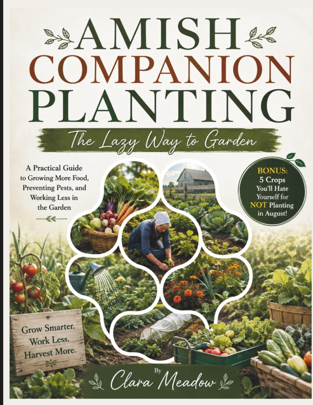 Amish Companion Planting: The Lazy Way to Garden (BONUS): 5 CROPS YOU'LL HATE YOURSELF FOR NOT PLANTING IN AUGUST!: A Practical Guide to Growing More... Pests, and Working Less in the Garden baixar livro de graça