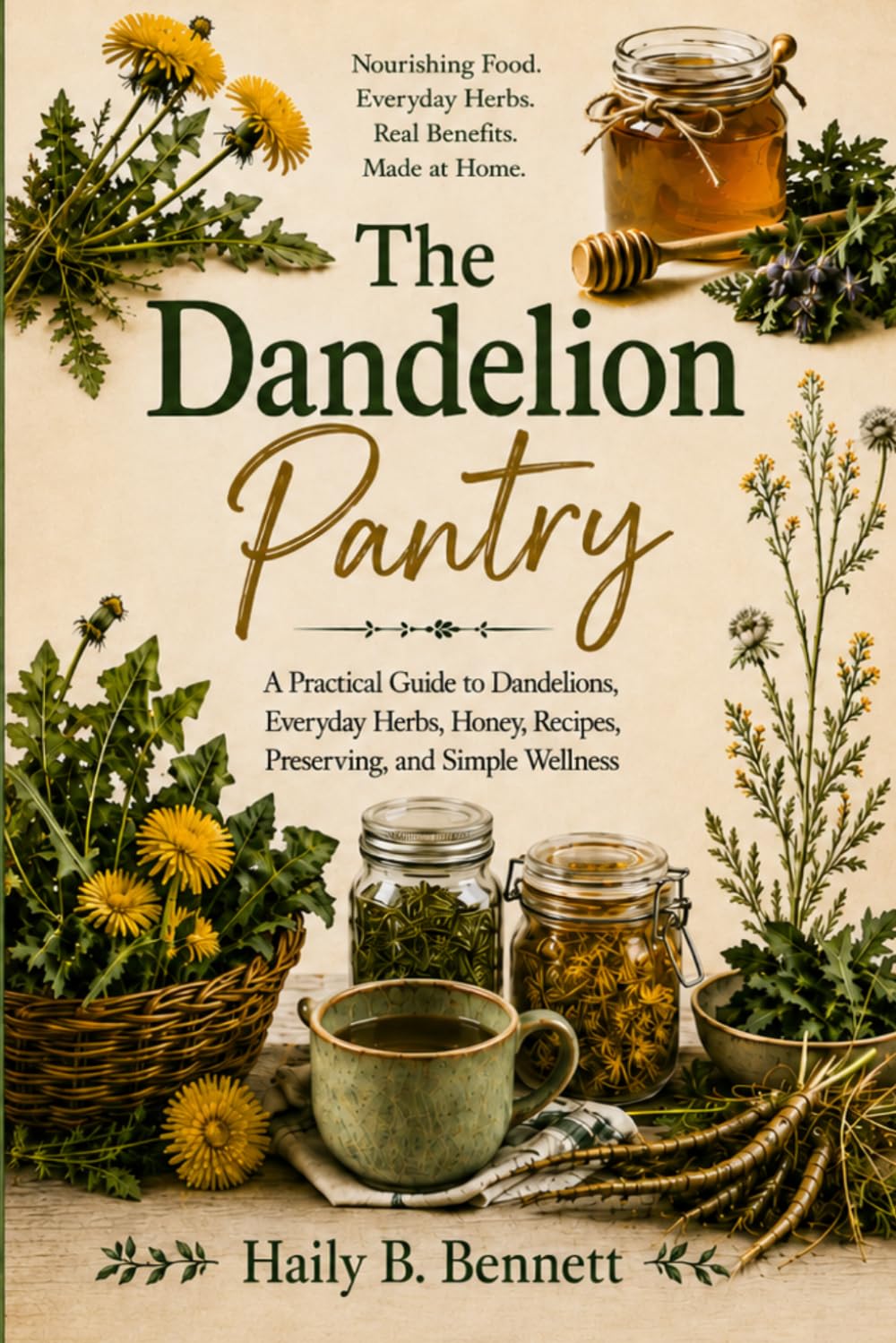 ler totalmente The Dandelion Pantry: A Practical Guide to Dandelions, Everyday Herbs, Honey, Recipes, Preserving, and Simple Wellness