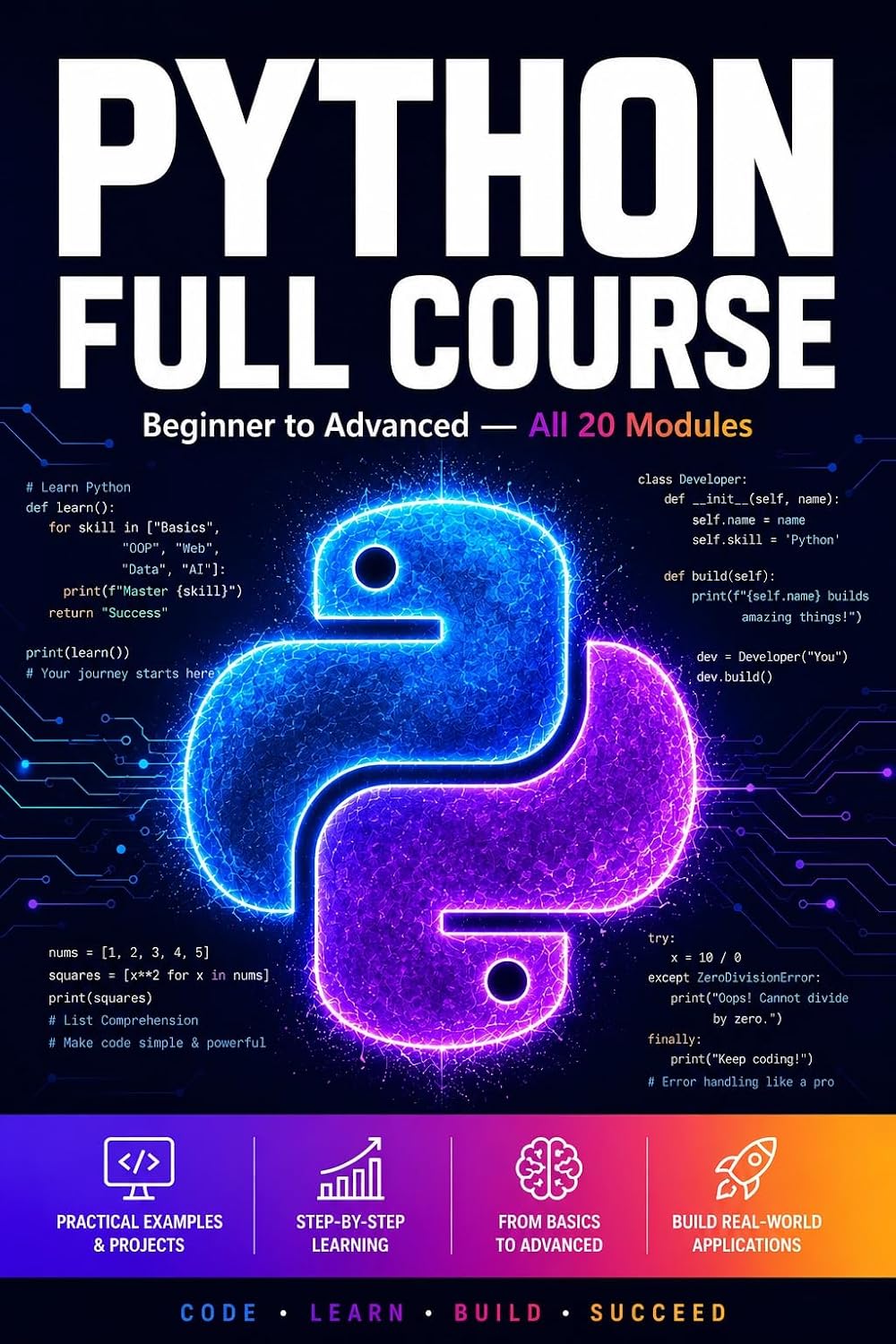 capítulo por capítulo baixar Python Full Course: Master Programming from Scratch with Real-World Projects (English Edition)