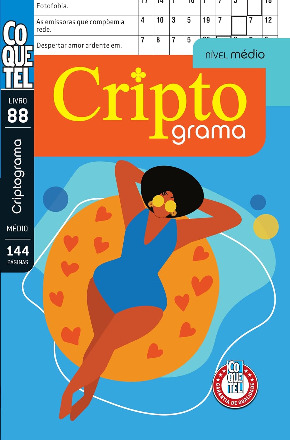 ler totalmente Livro Coquetel Criptograma Nível Médio Ed 88