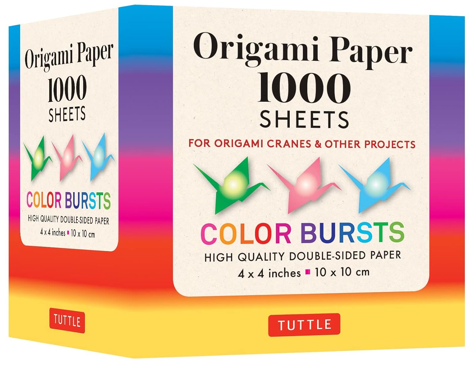 Origami Paper Color Bursts 1,000 Sheets 4 (10 CM): Tuttle Origami Paper: Double-Sided Origami Sheets Printed with 12 Different Designs (Instructions Included) baixar livro de graça