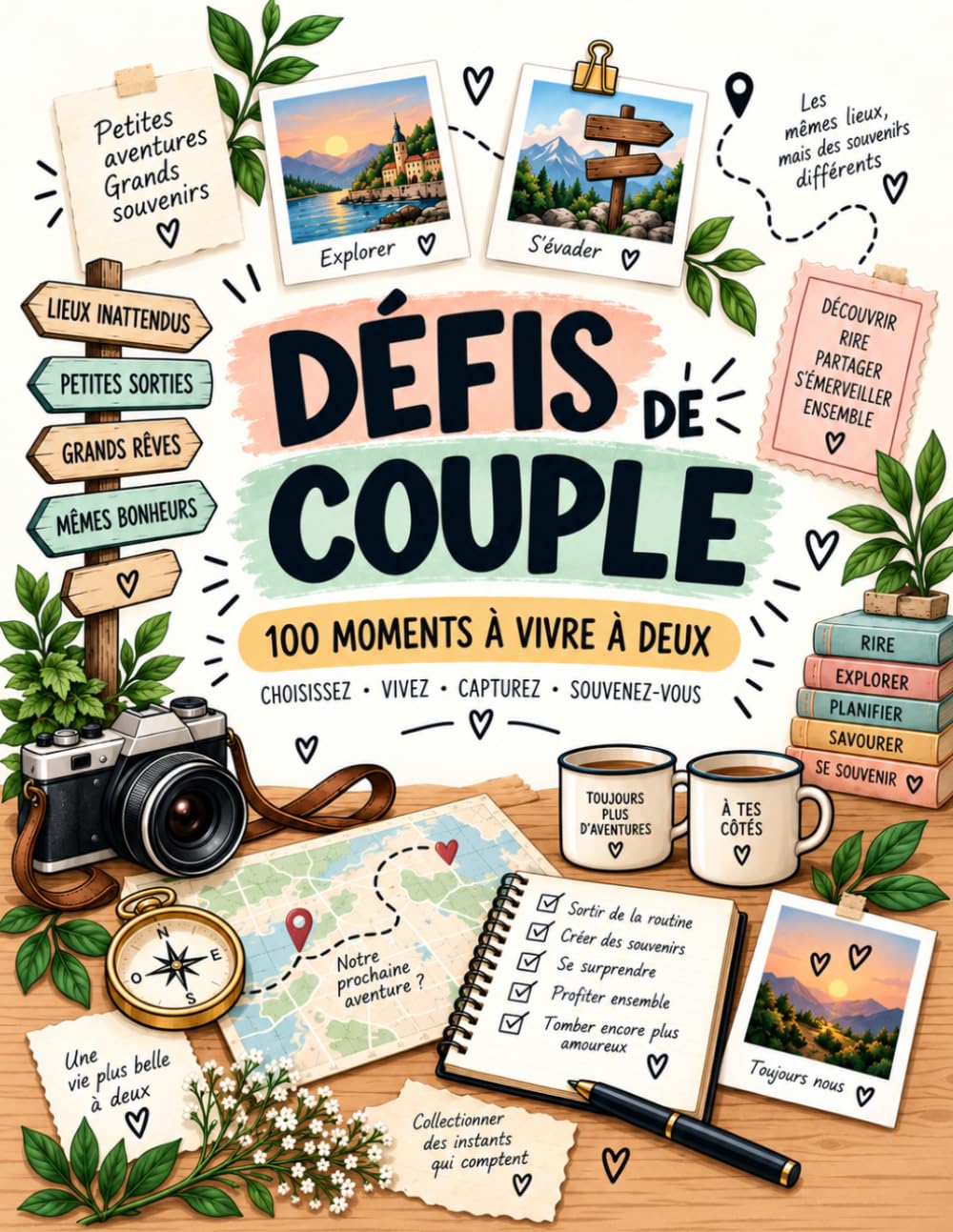 Défis de Couple: 100 Moments à Vivre à Deux en Photos pour Renforcer votre Relation Amoureuse | Livre Couple à Remplir à Deux (French Edition) baixar livro de graça