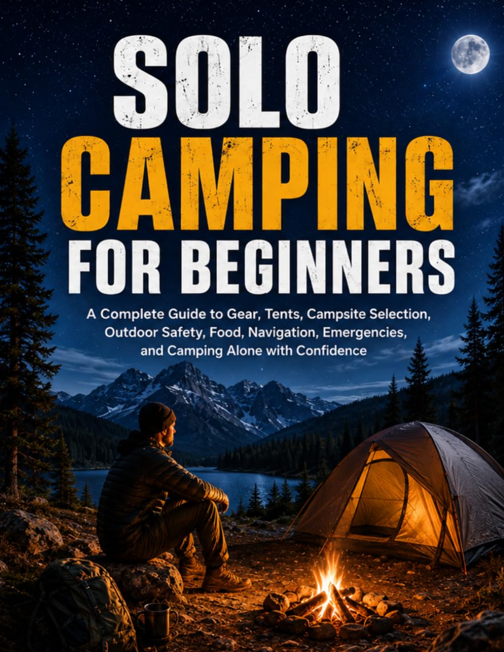 SOLO CAMPING FOR BEGINNERS: A Complete Guide to Gear, Tents, Campsite Selection, Outdoor Safety, Food, Navigation, Emergencies, and Camping Alone with Confidence baixar livro de graça