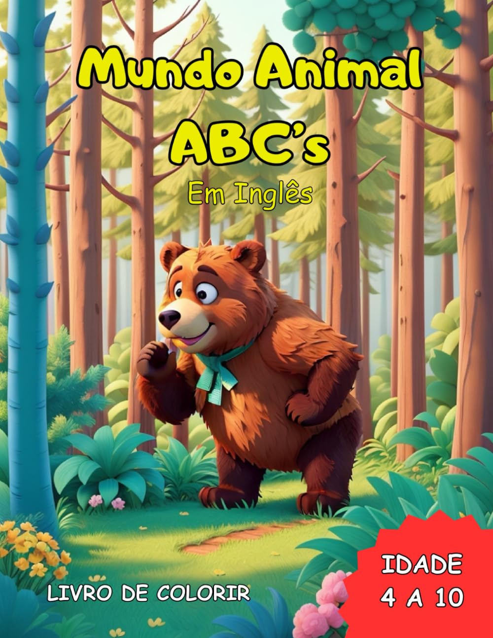 capítulo por capítulo baixar Mundo Animal ABC’s: Livro de colorir (Portuguese Edition)