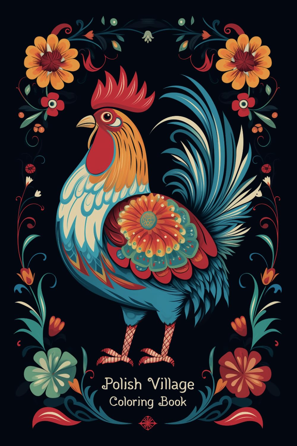 capítulo por capítulo baixar Polish Village Coloring Book: 50 Illustrations with Village Architecture and Landscape, Traditional Outfits, Polish Folk, People and Animals to Color in