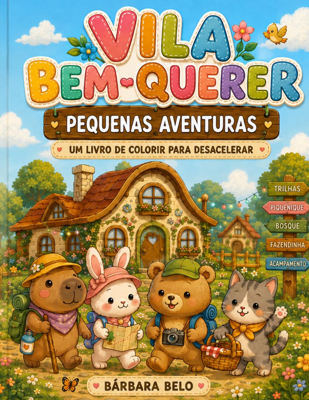 VILA BEM-QUERER: Pequenas Aventuras — Um livro de colorir para desacelerar (Portuguese Edition) baixar o livro de graça
