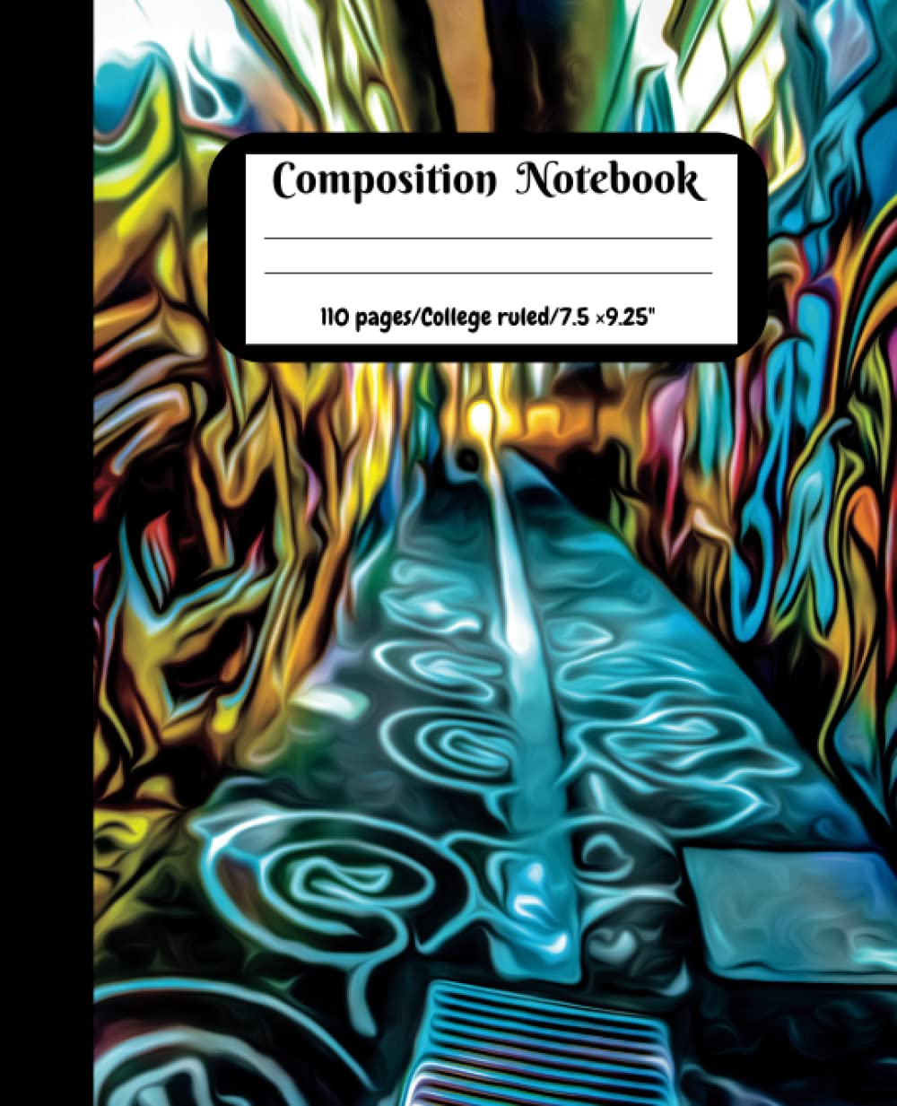 capítulo por capítulo baixar Graffiti Composition Notebook: Bright Street Art Composition Notebook For Teens and Adult|College Ruled|110 pages Notebook|7.5" ×9.25"|