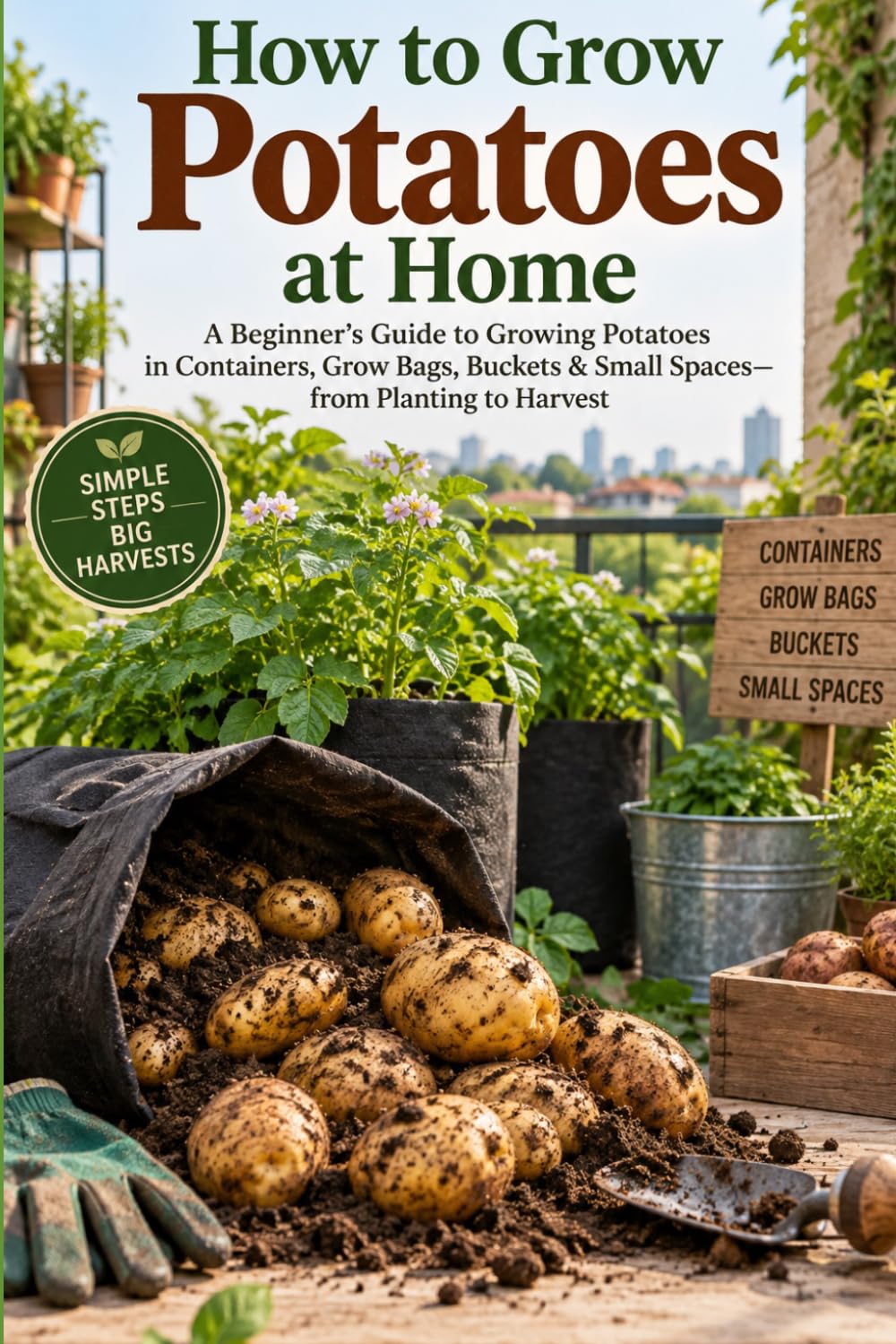 ler totalmente How to Grow Potatoes at Home: A Beginner's Guide to Growing Potatoes in Containers, Grow Bags, Buckets & Small Spaces-from Planting to Harvest