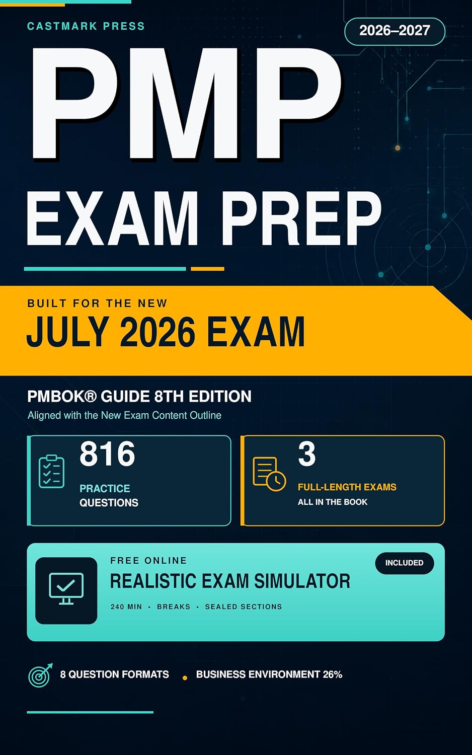 PMP Exam Prep 2026-2027: PMBOK 8th Edition Study Guide for the New July 2026 Exam Outline — 800+ Practice Questions, Full-Length Tests, AI & Sustainability... Management Exam Prep) (English Edition) baixar o livro de graça
