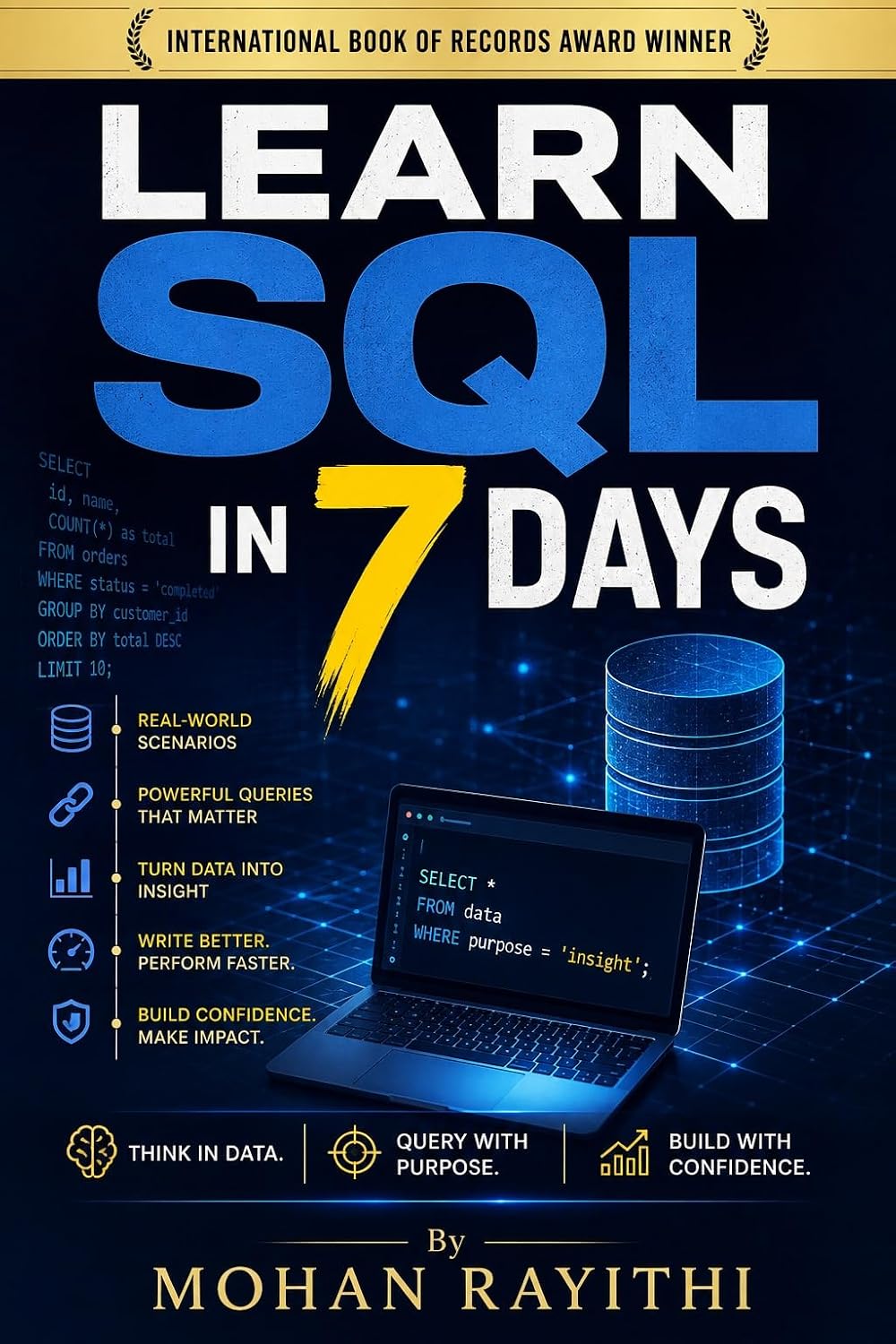 capítulo por capítulo baixar Learn SQL in 7 Days: Think in Data. Query with Purpose. Build with Confidence. (English Edition)