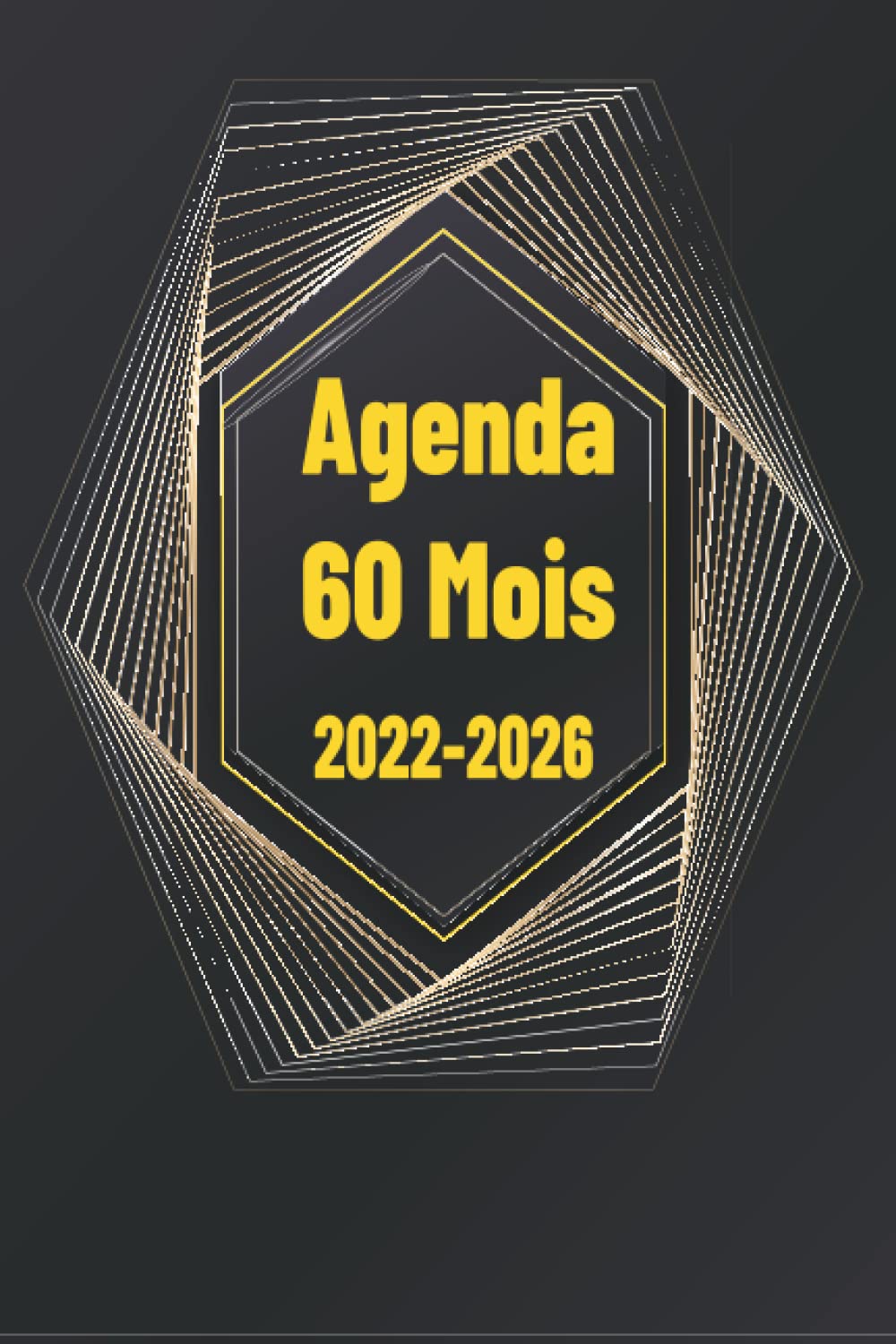 Agenda 5 Ans 2022 2026: Planificateur Mensuel 60 Mois Du 1 Janvier 2022 Au 31 Decembre 2026 | 1 Mois Sur 2 Pages Avec Jours fériés de France (French Edition) baixar o livro de graça