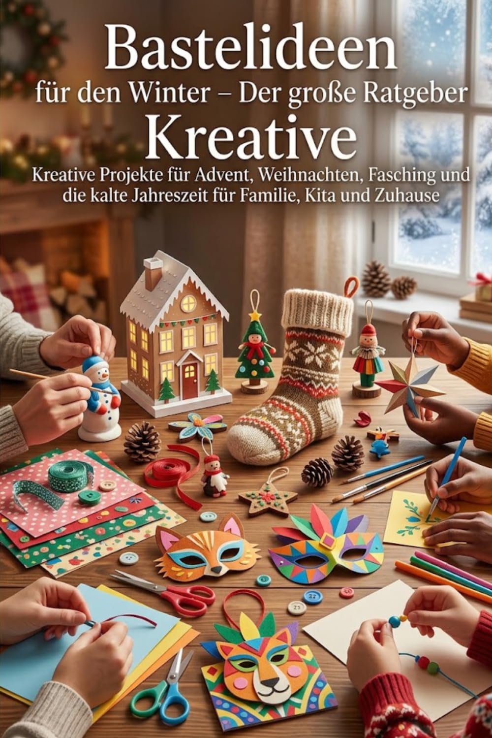 Bastelideen für den Winter – Der große Ratgeber: Kreative Projekte für Advent, Weihnachten, Fasching und die kalte Jahreszeit für Familie, Kita und Zuhause (German Edition) baixar o livro de graça