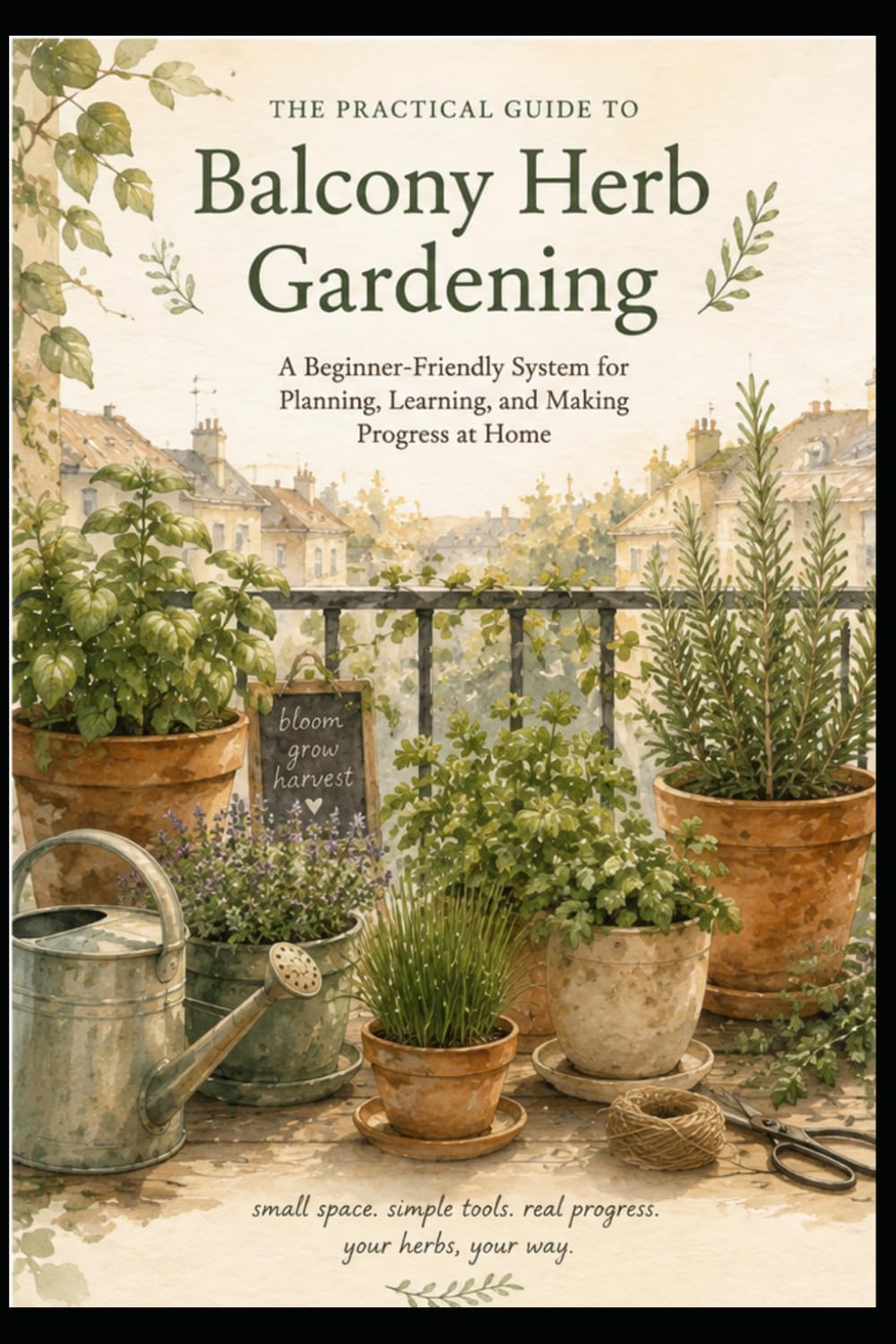 The Practical Guide to Balcony Herb Gardening: A Beginner-Friendly Illustrated System for Planning, Learning, and Making Progress at Home baixar o livro de graça
