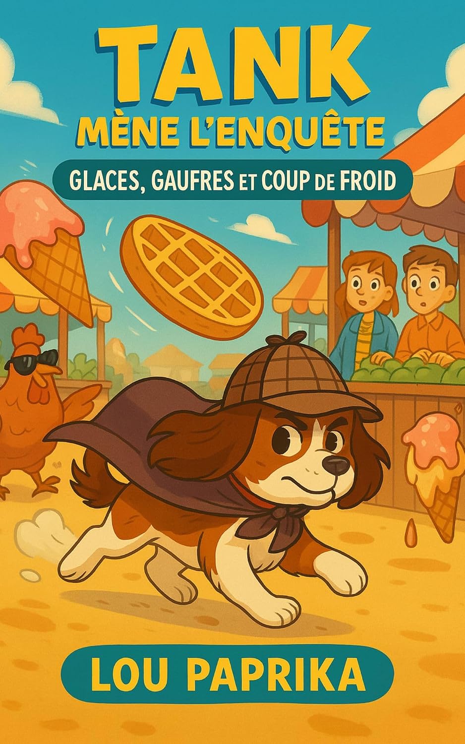 Tank mène l’enquête – Glaces, Gaufres et Coup de Froid: Une aventure givrante (et légèrement collante) du chien détective préféré des enfants (French Edition) baixar livro de graça