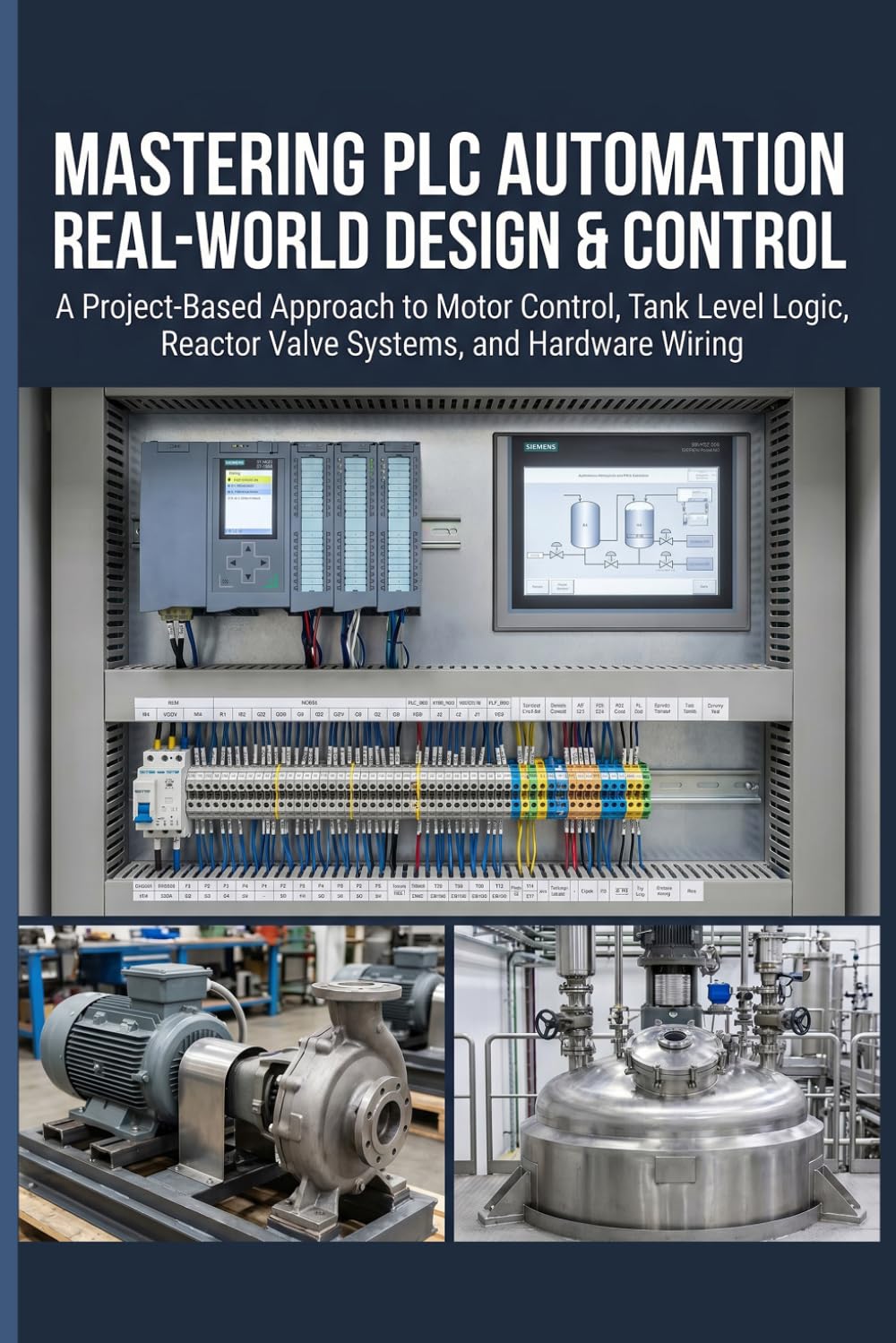 ler totalmente Mastering PLC Automation Real-World Design & Control: A Project-Based Approach to Motor Control, Tank Level Logic, Reactor Valve Systems, and Hardware Wiring