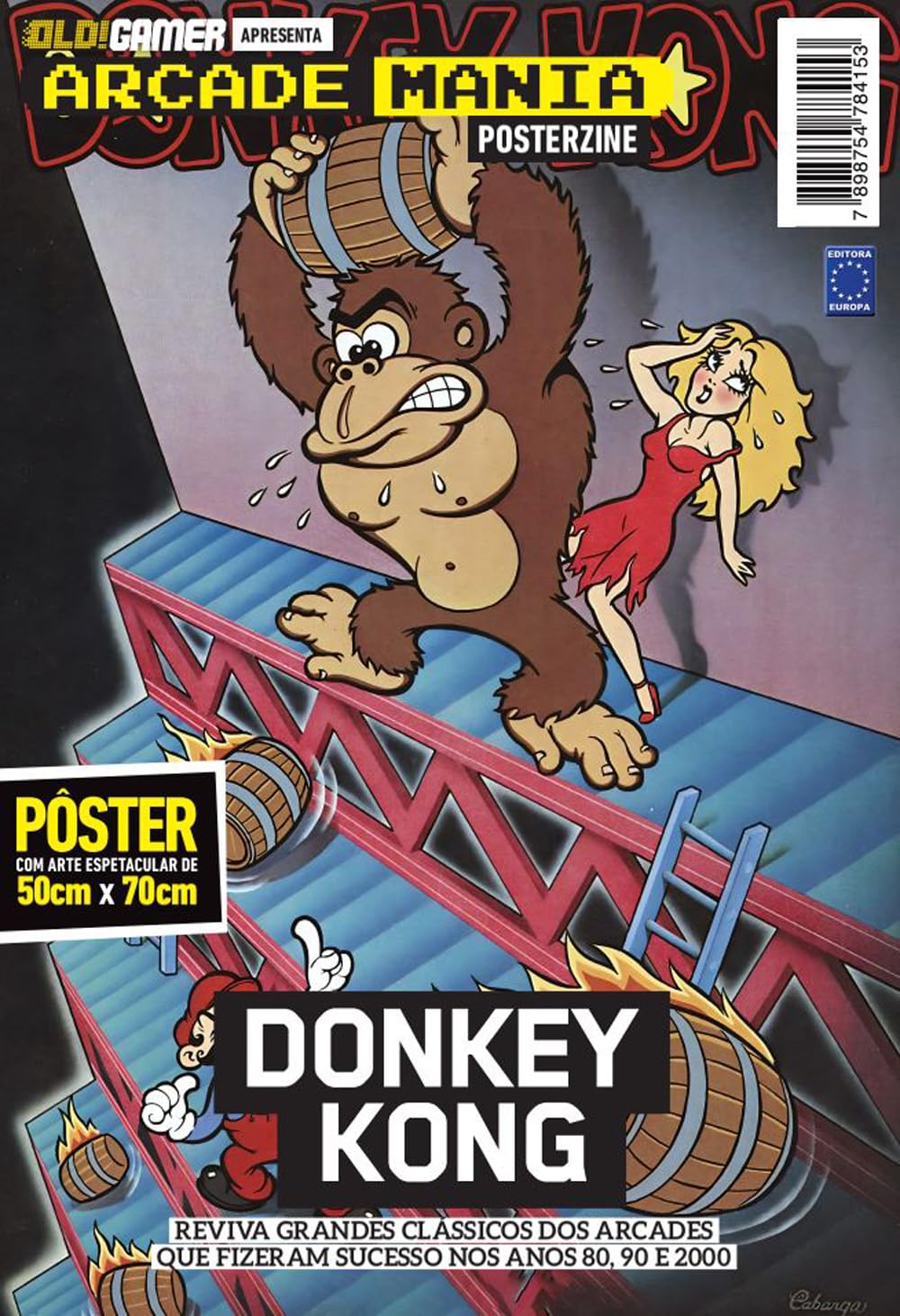 ler totalmente Donkey Kong - Superpôster Arcade Mania