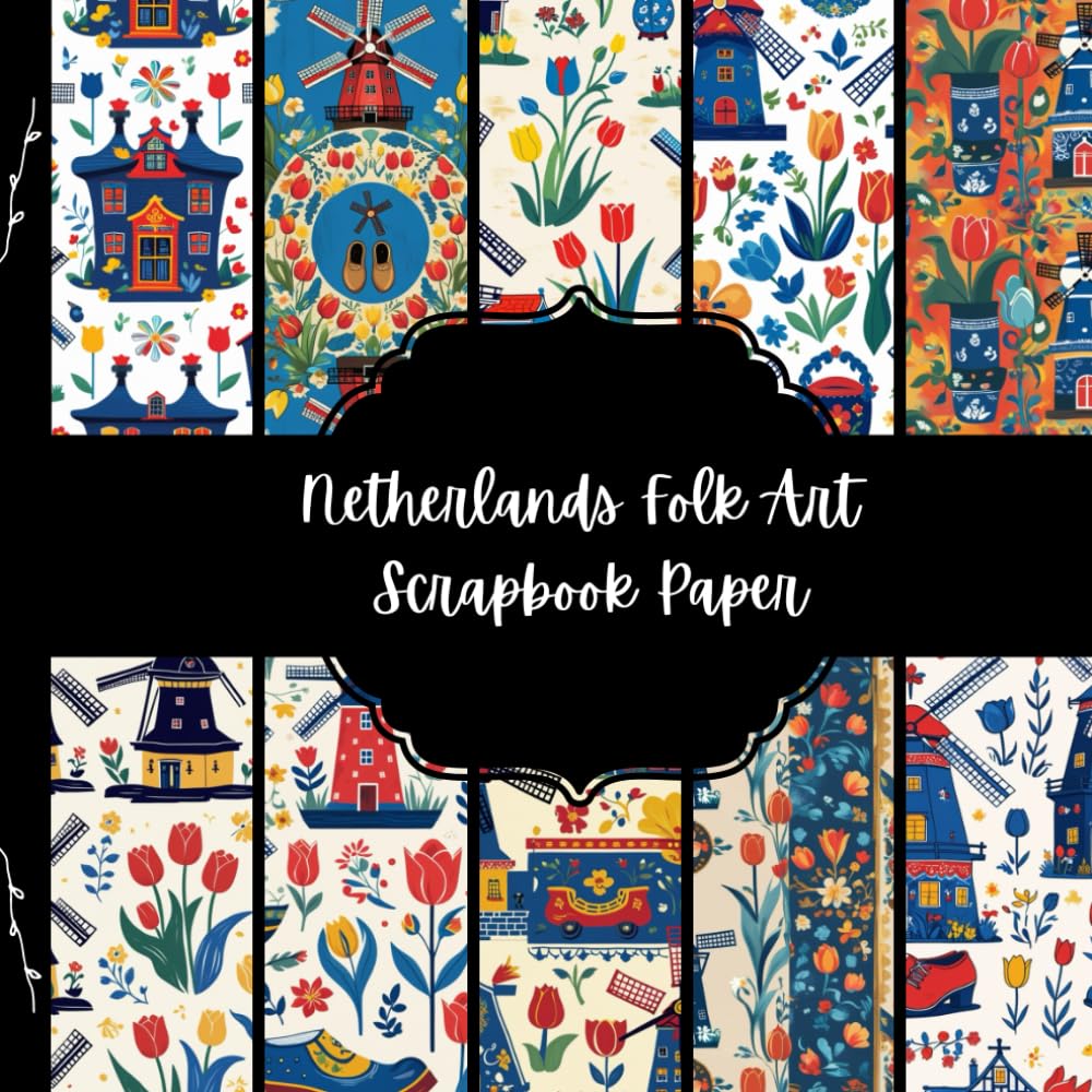 capítulo por capítulo baixar Netherlands Folk Art Scrapbook Paper, Europe Junk Journal Paper, Travel Decorative Paper, DIY Projects, Origami, Collage Sheets, Decoupage Paper, 10 Designs, Double Sided