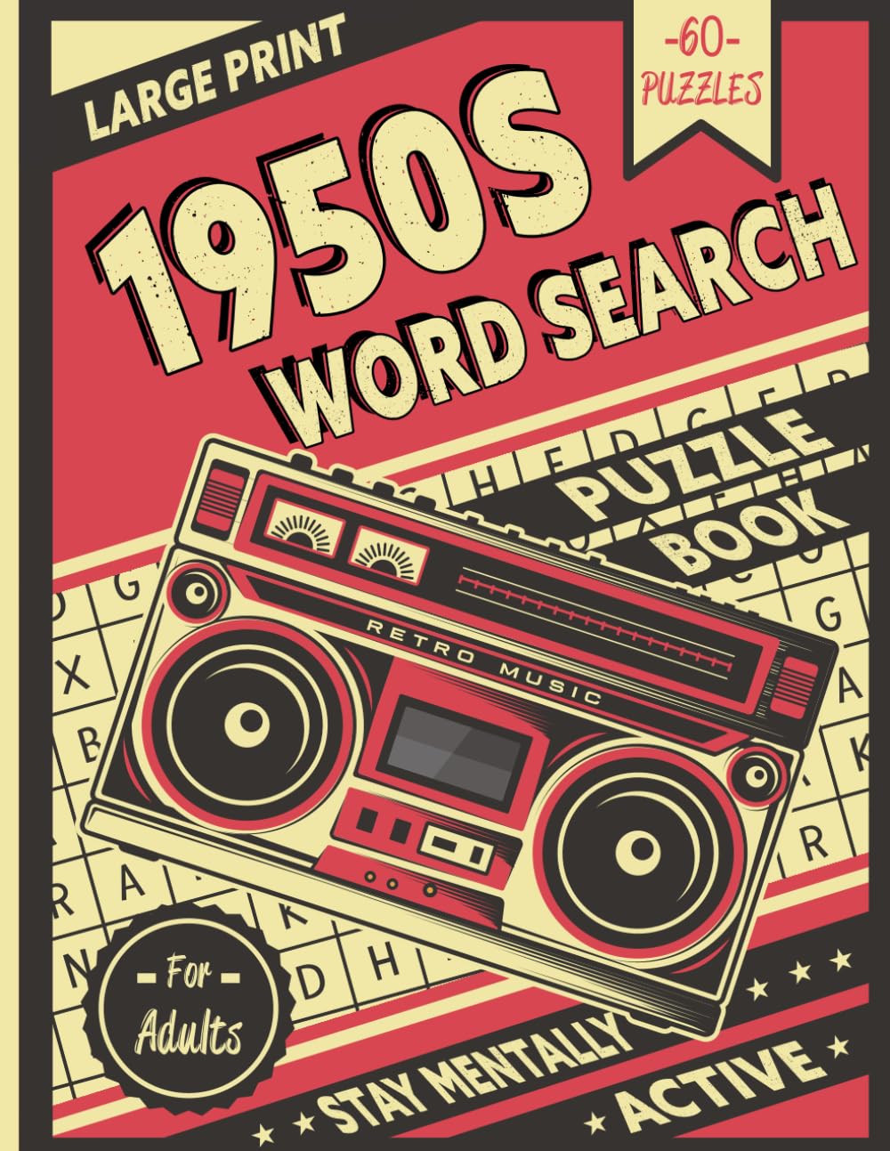 1950s Word Search Large Print Puzzle Book for Adults: Stay Mentally Active with Your Fifties Themed Word Search Puzzle Pages | 60 Easy and Fun Puzzles... ) | Great Gift for Teens, Seniors and Adults baixar livro de graça