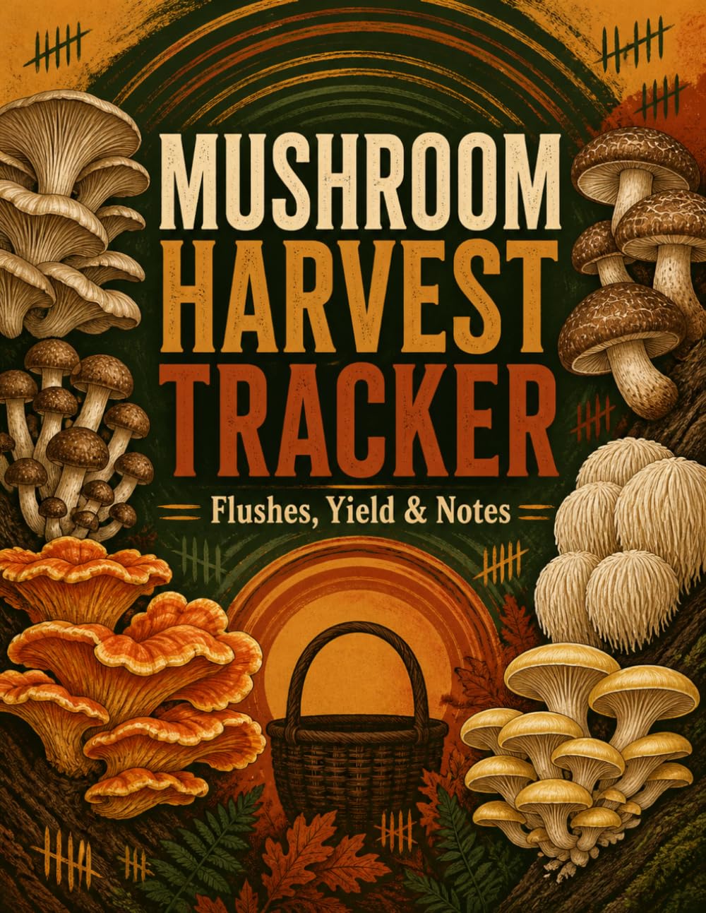 Mushroom Harvest Tracker: A Flush-by-Flush Yield Log for Gourmet Mushroom Growers to Track Harvest Dates, Wet and Dry Weights, Quality and Batch Results baixar livro de graça