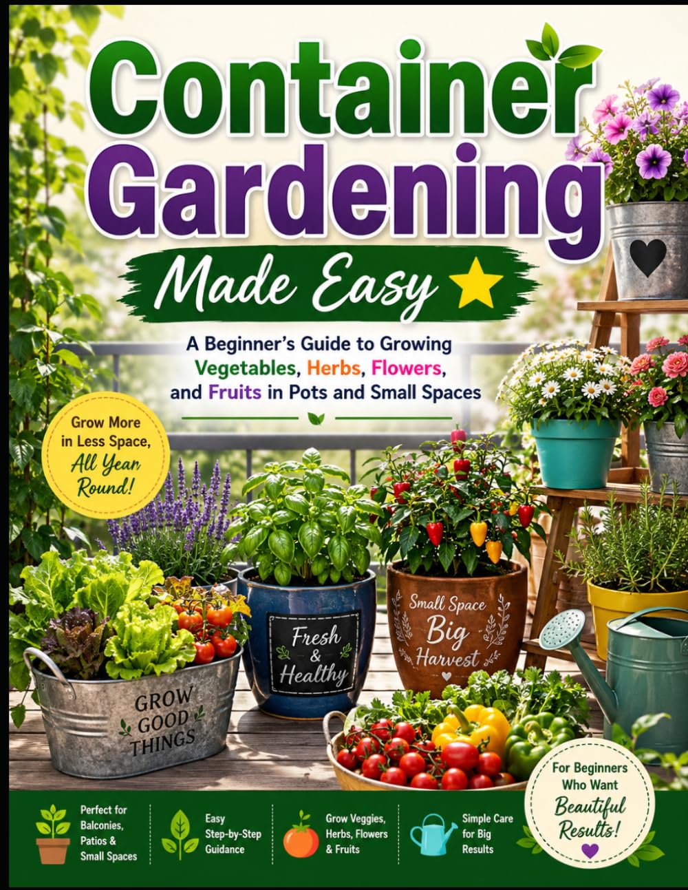 Container Gardening Made Easy baixar o livro de graça