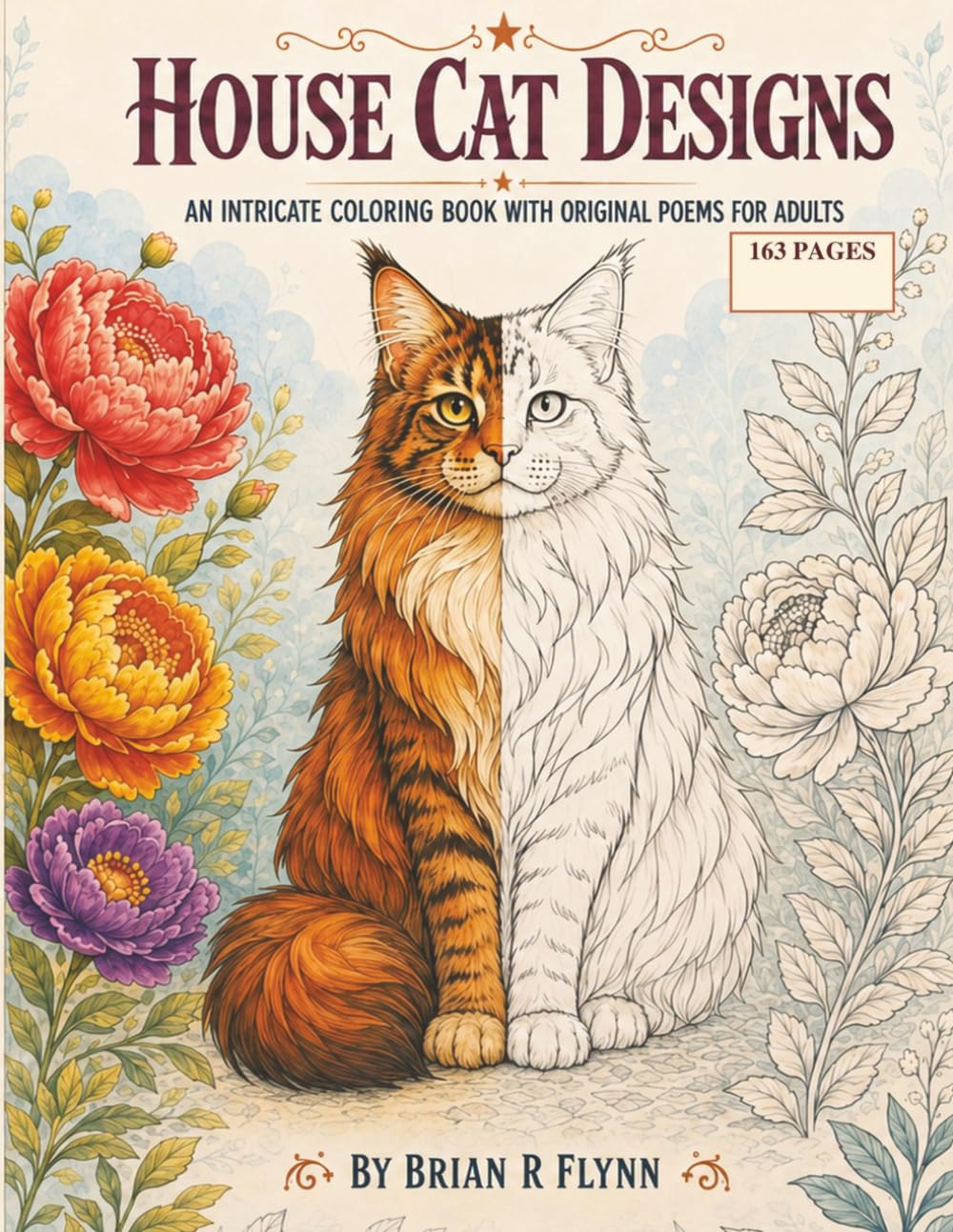 HOUSE CAT DESIGNS: AN INTRICATE COLORING BOOK WITH ORIGINAL POEMS FOR ADULTS baixar livro de graça