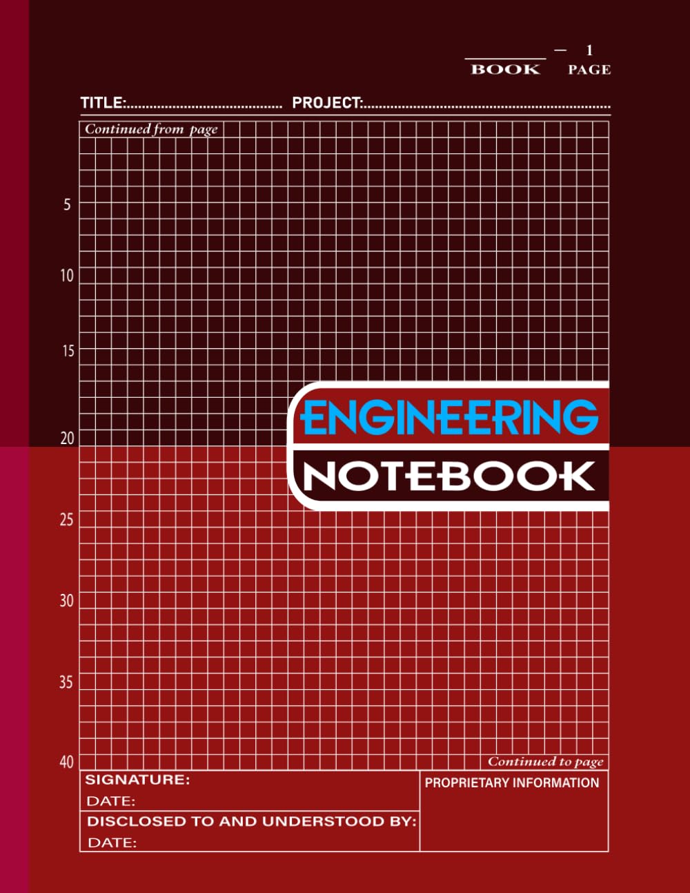 capítulo por capítulo baixar Engineering Notebook: Engineer's Ultimate Grid Notebook – 120 Pages of 5x5 Square Precision on 8.5 x 11 Paper, Designed for Complex Schematics, Lab... Concepts, and High-Detail Drafting Projects