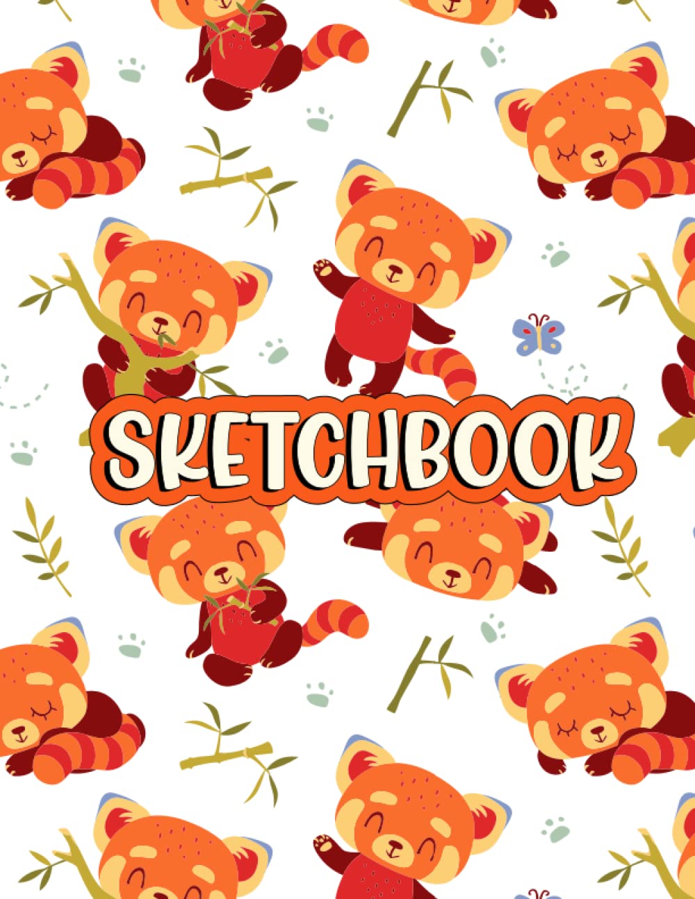 Red Panda Sketchbook: Adorable Sketchbook & Blank Notebook for Class, Work or Home Drawing Book for Sketching, Painting or Writing Funky Playful Red Panda Bear baixar livro de graça